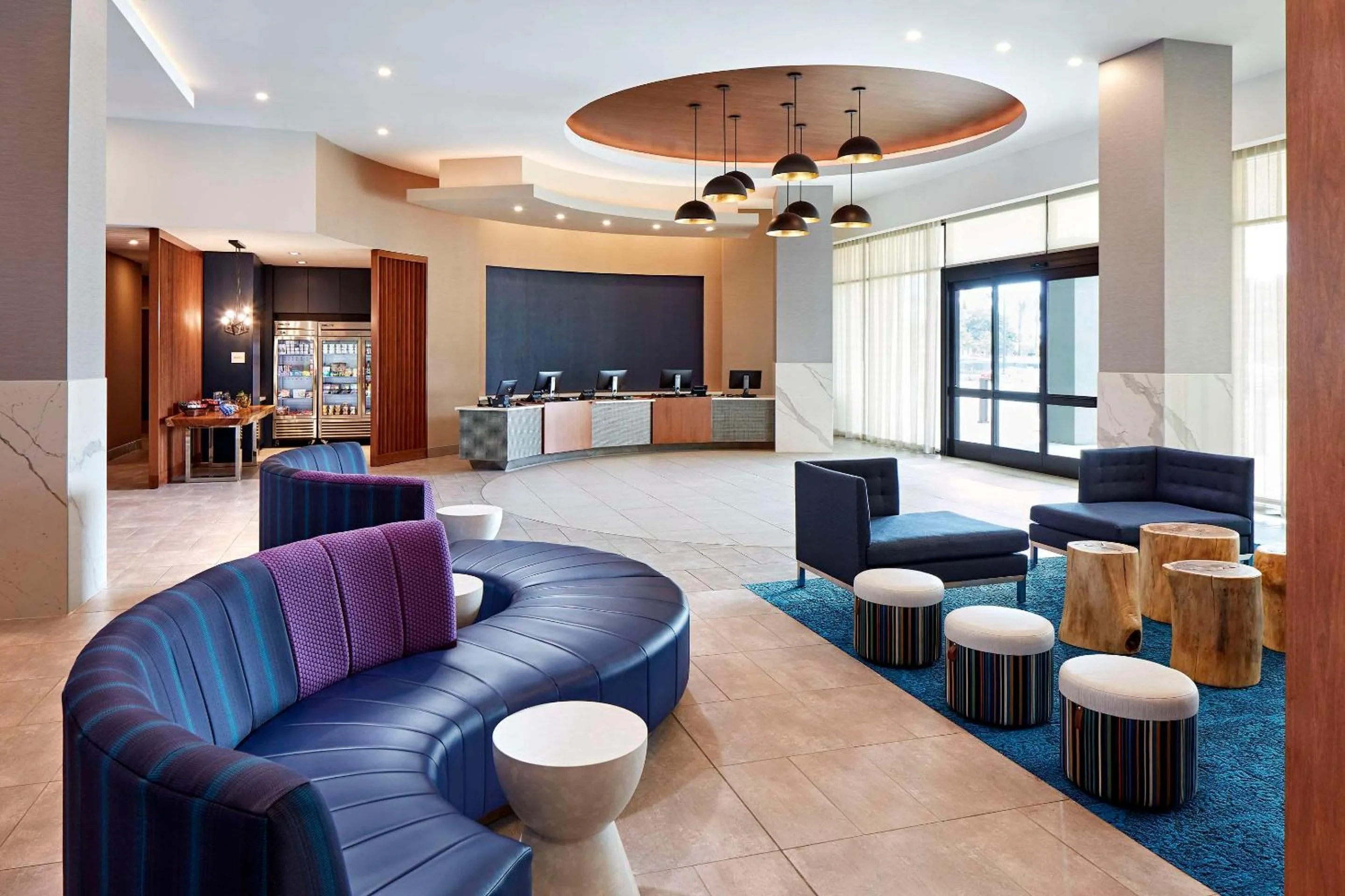 Lobby or reception in Anaheim Suites Hotel