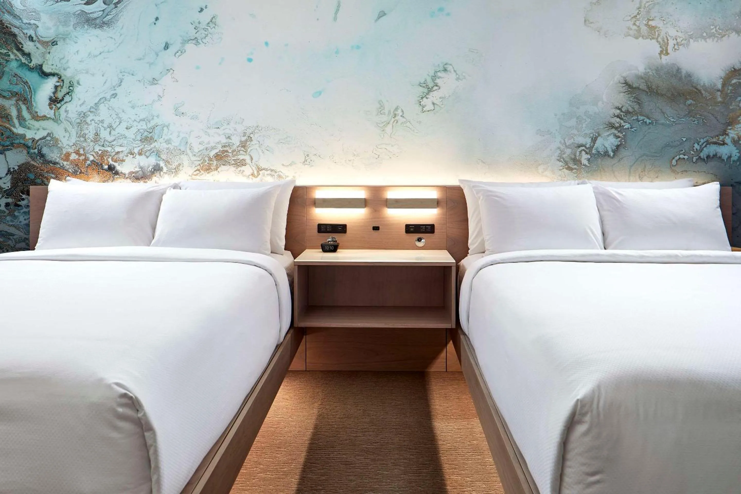 Bedroom in Anaheim Suites Hotel