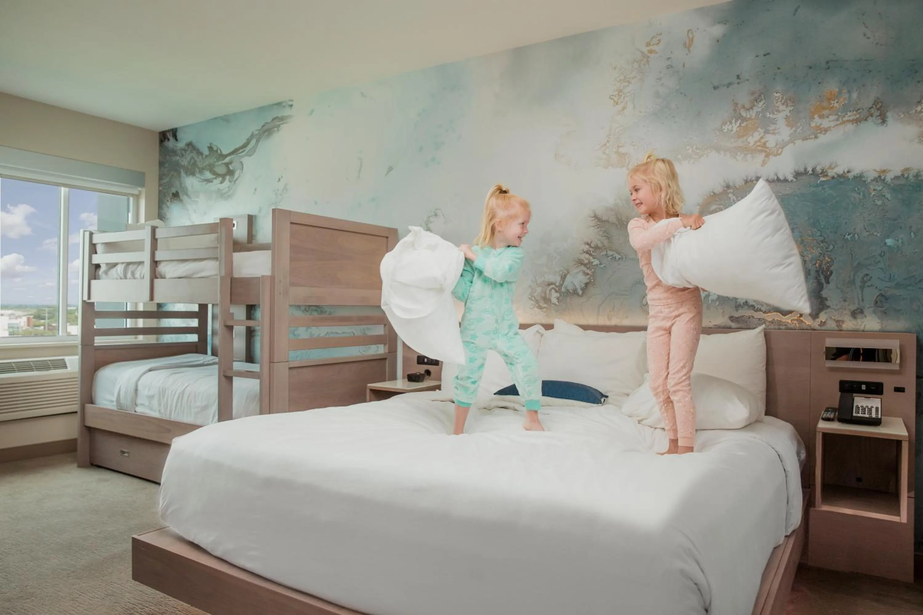 Bed in Anaheim Resort Suites