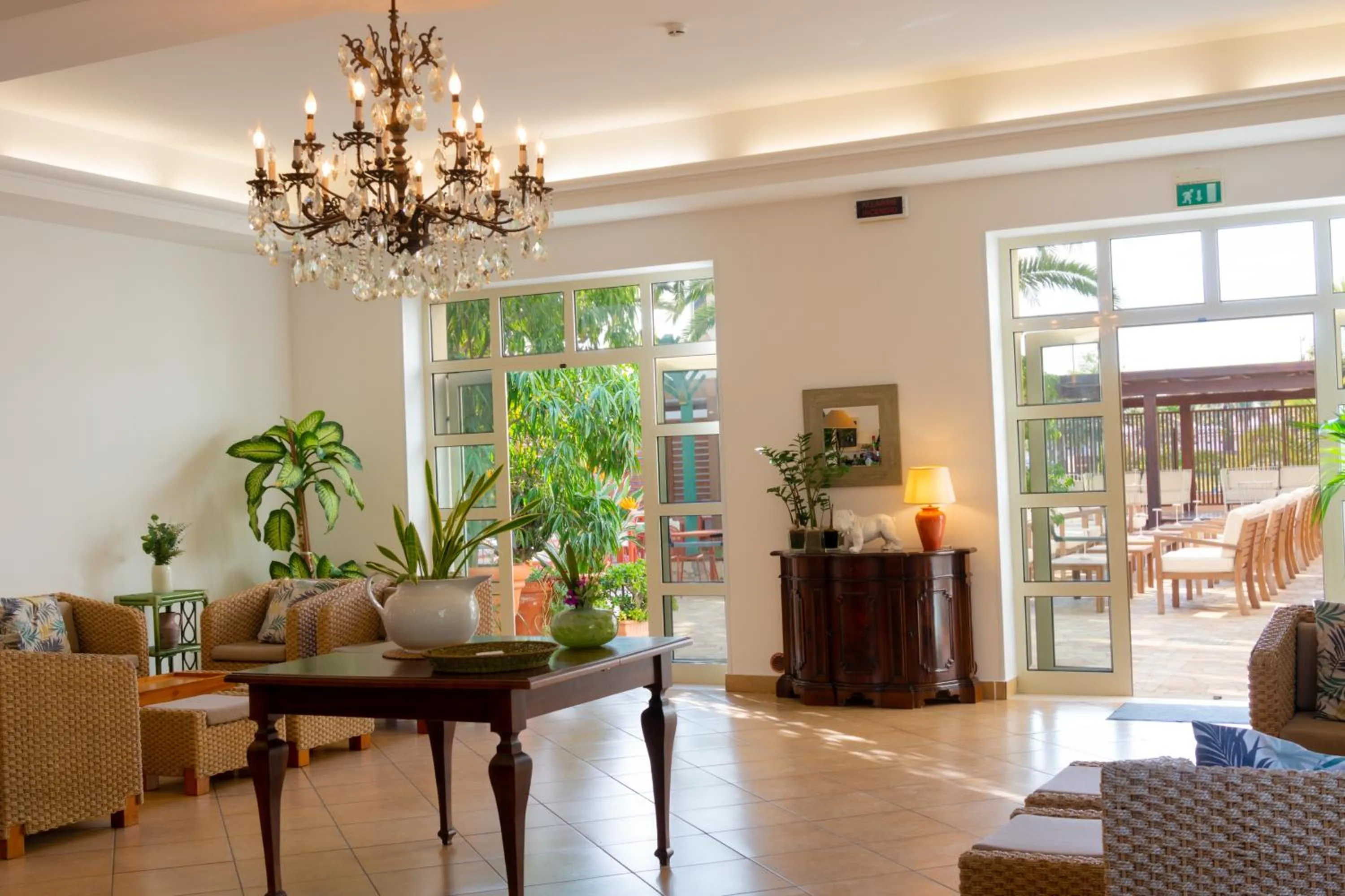 Living room in Hotel Garden