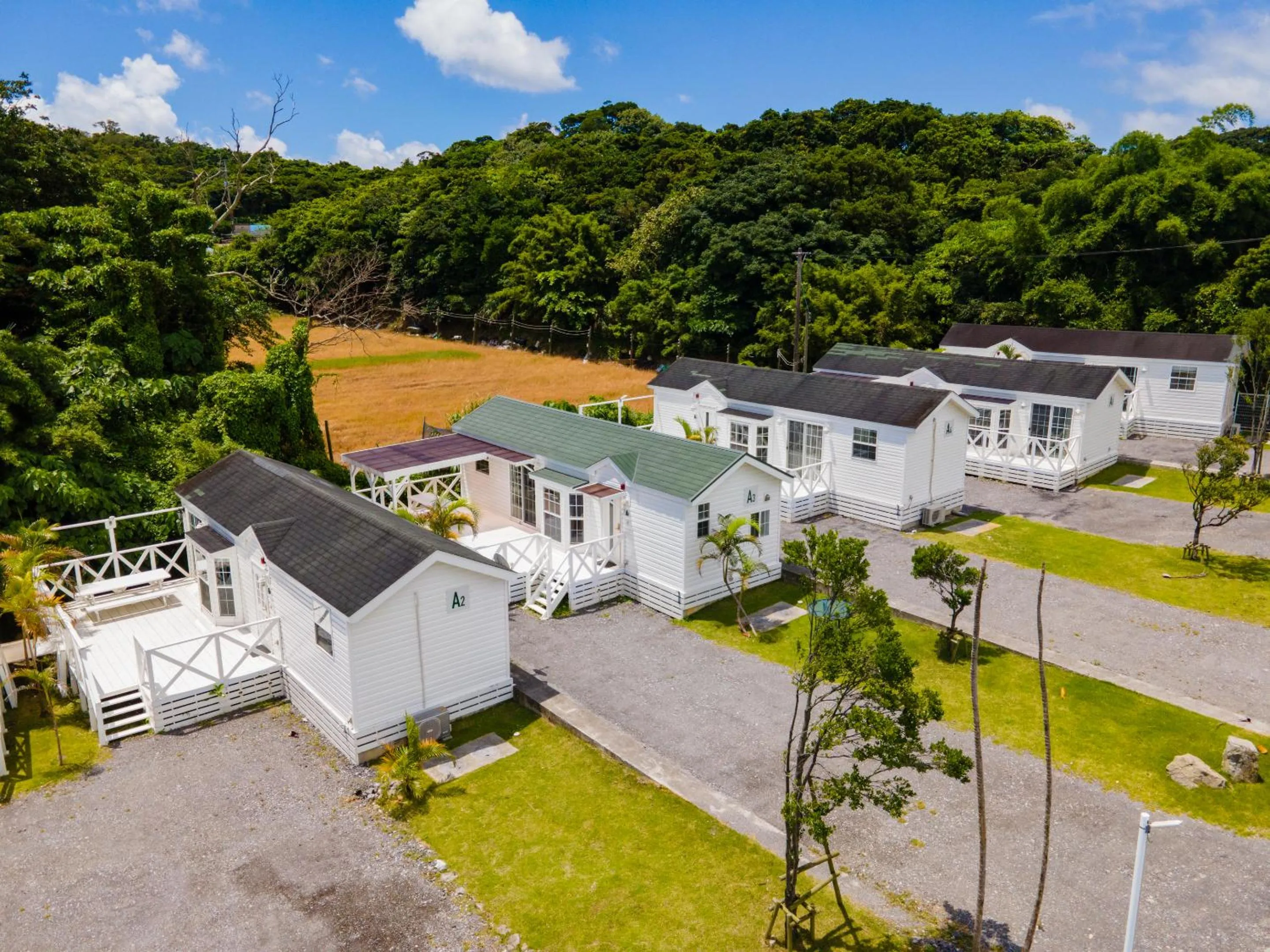 Bird's eye view in コテージスターハウス今帰仁