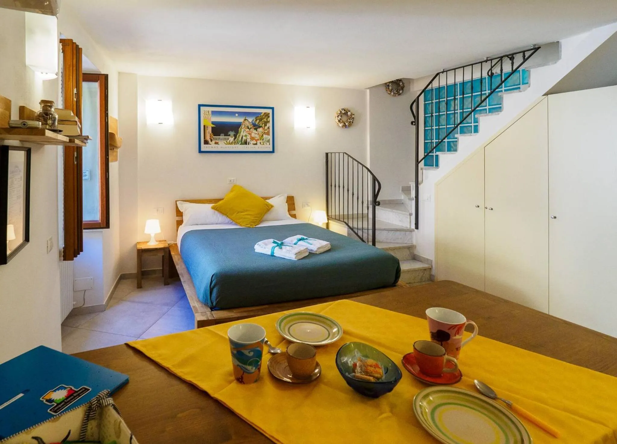 Bed in Ventu de Ma Studios & Rooms