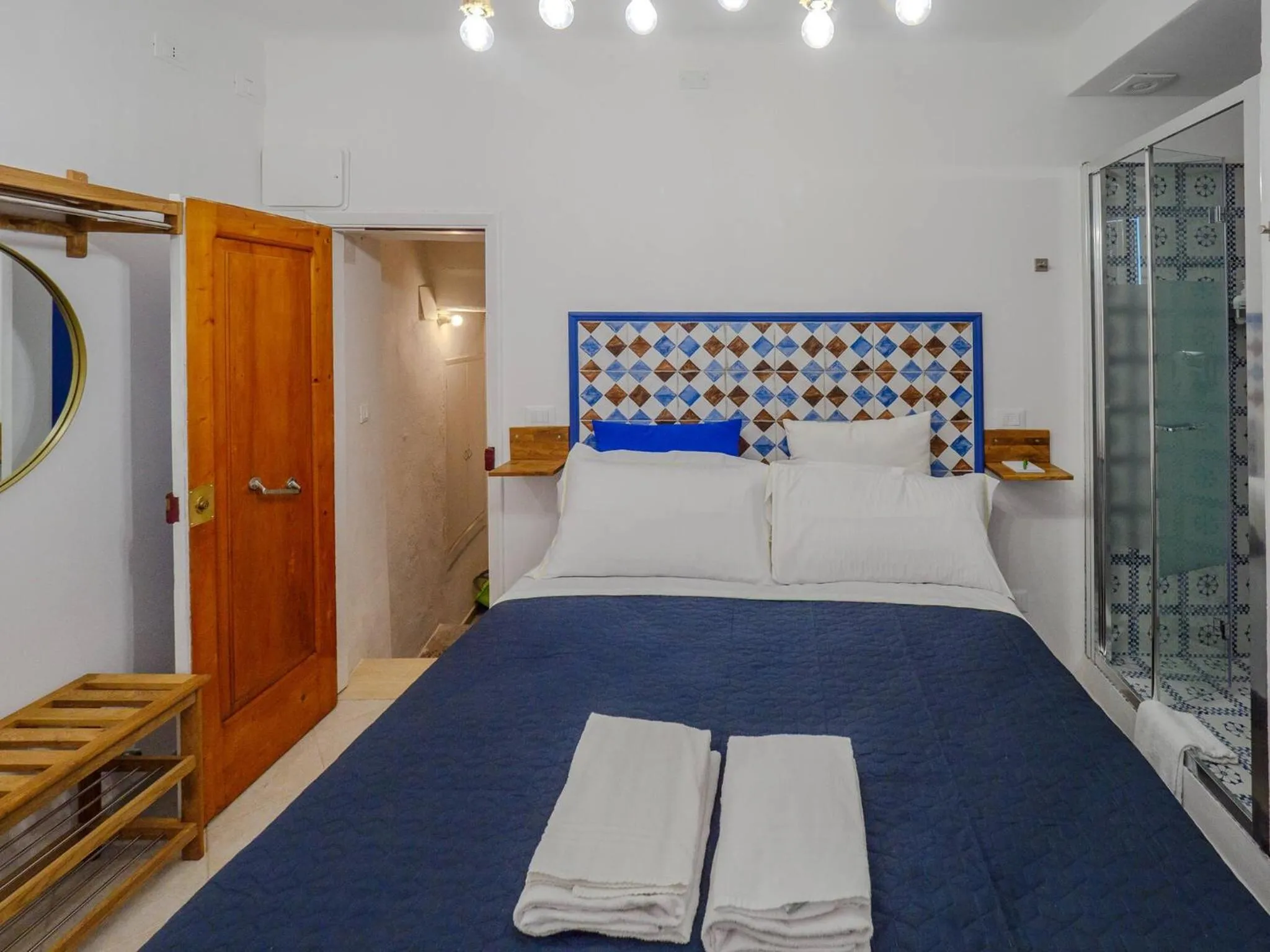 Bed in Ventu de Ma Studios & Rooms