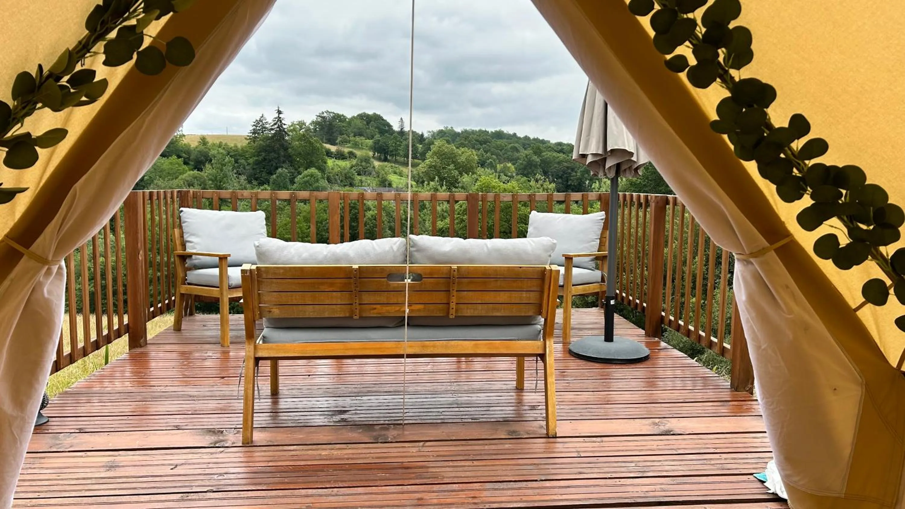 Balcony/Terrace in Chambres d'Hôtes Secret Pyrenées