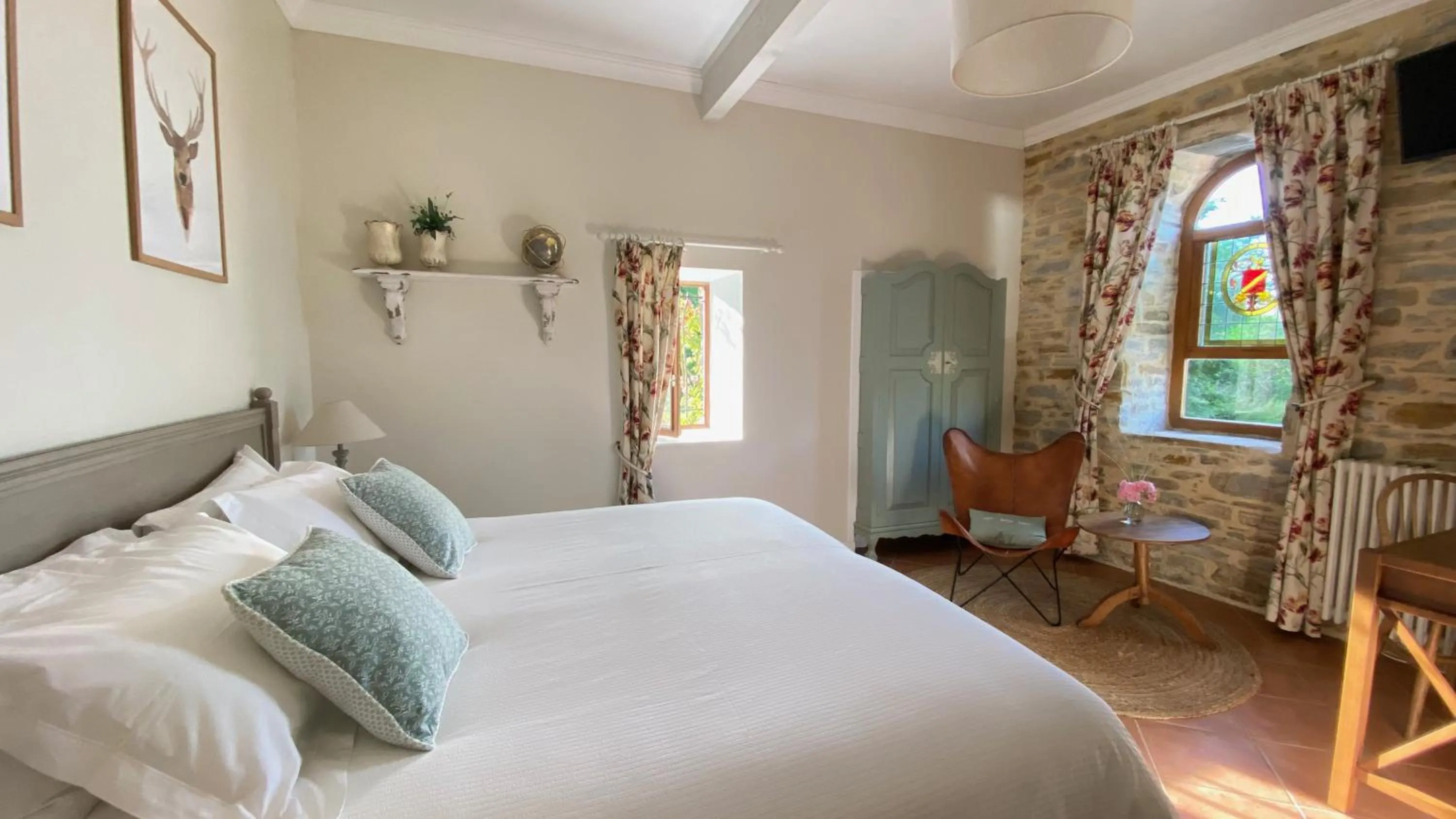 Bed in Chambres d'Hôtes Secret Pyrenées