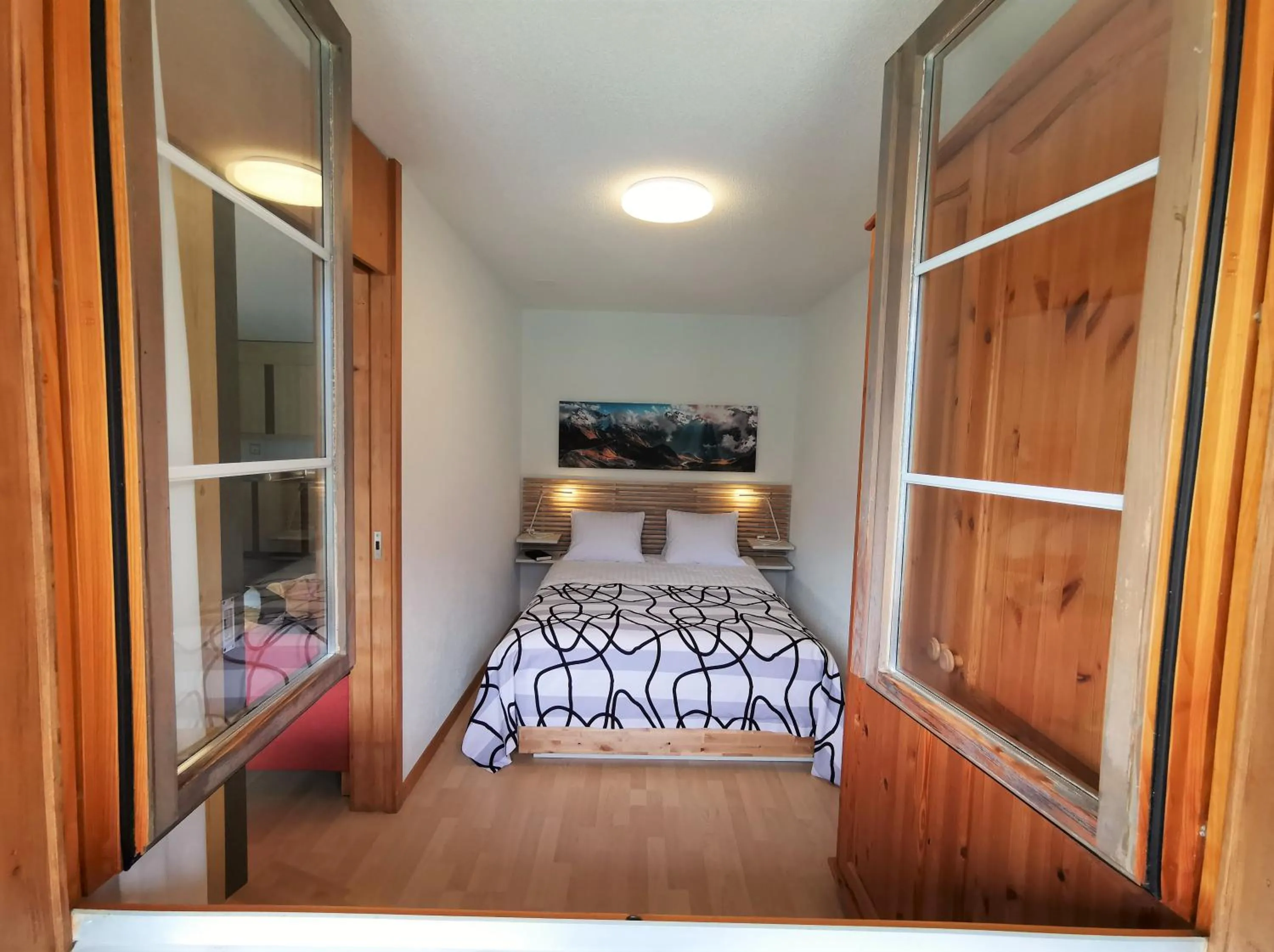 Bed in Hotel Brienzersee