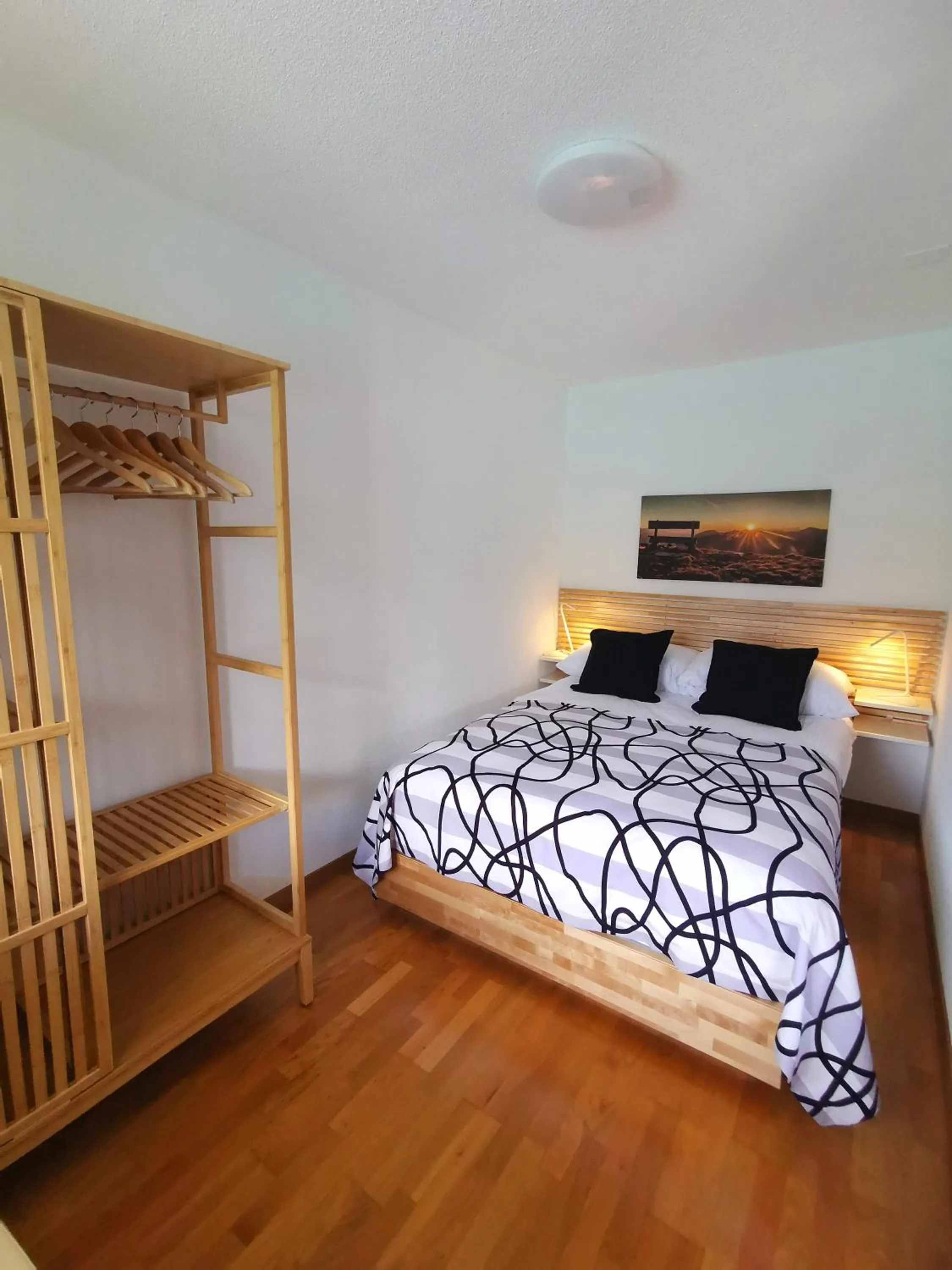 Bed in Hotel Brienzersee