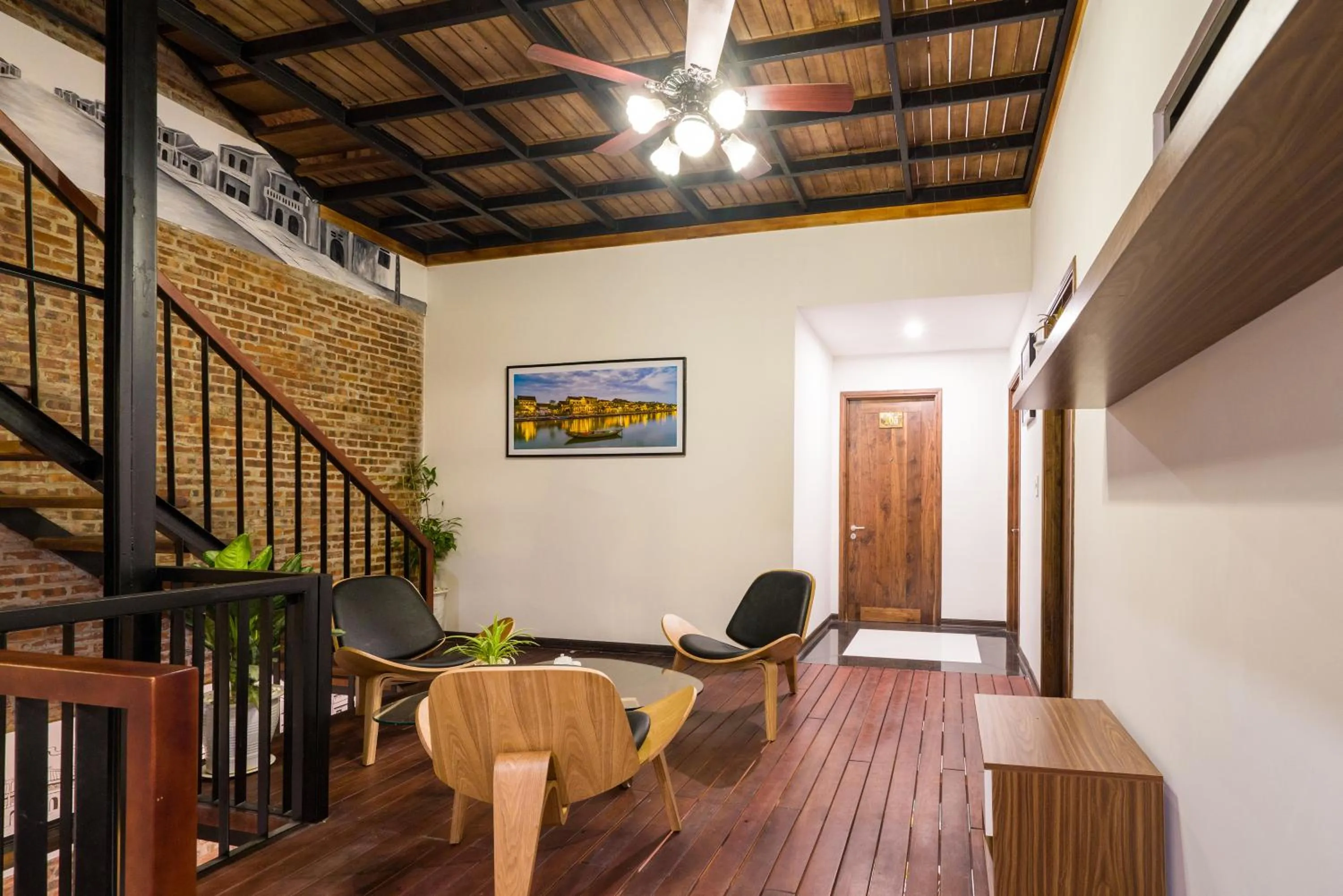 Living room in Hoi An Grace River Villa