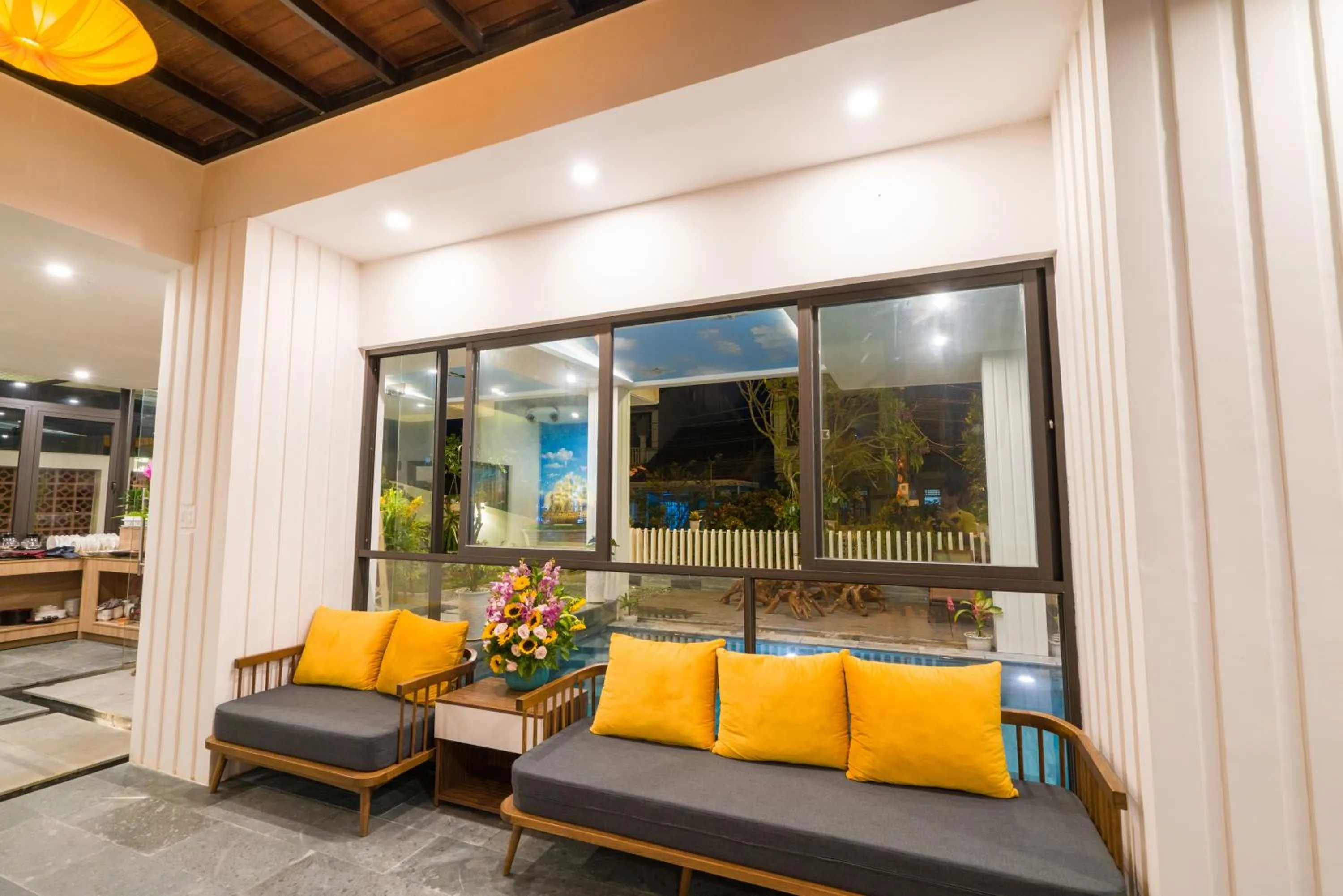 Lobby or reception in Hoi An Grace River Villa