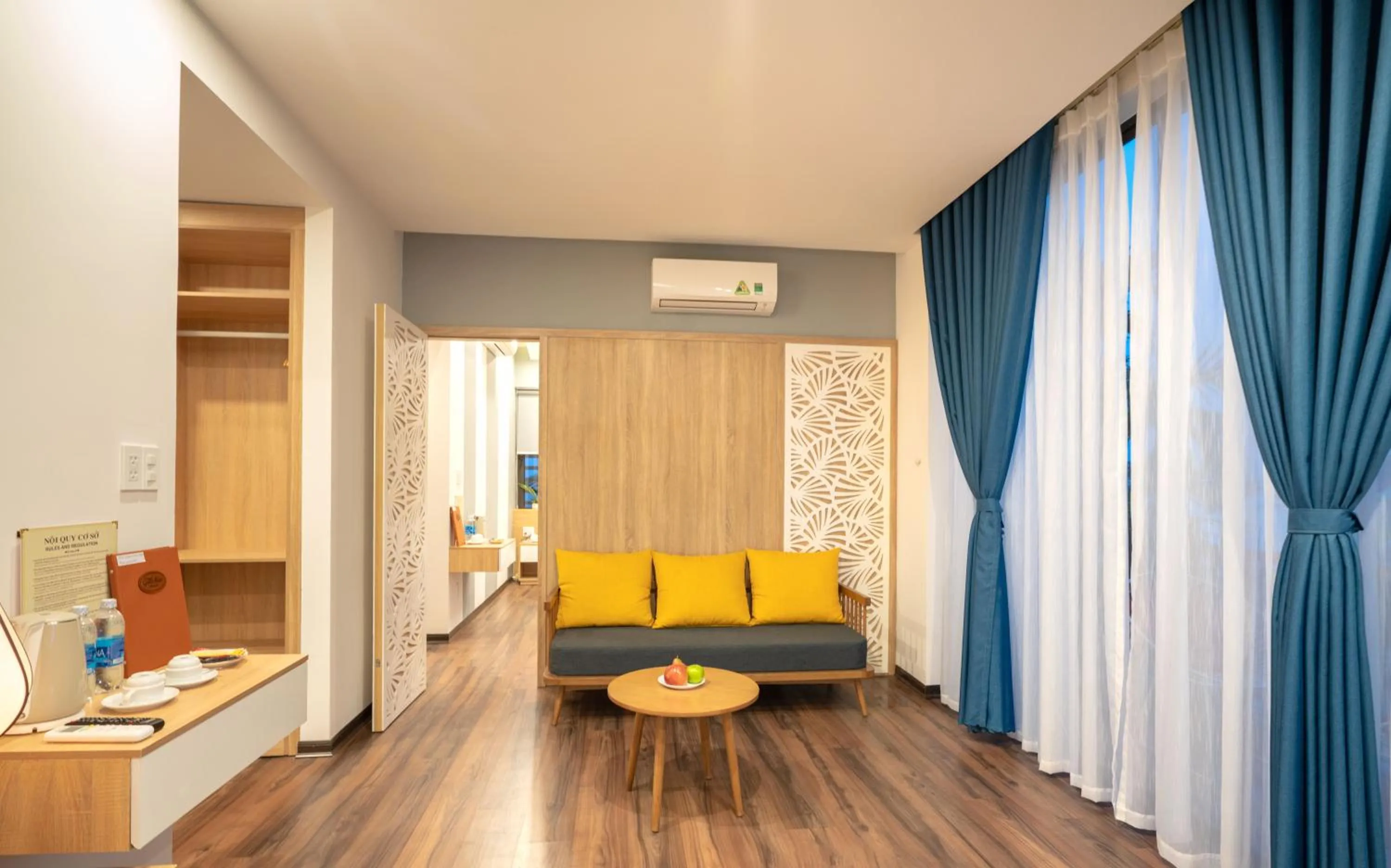 Living room in Hoi An Grace River Villa