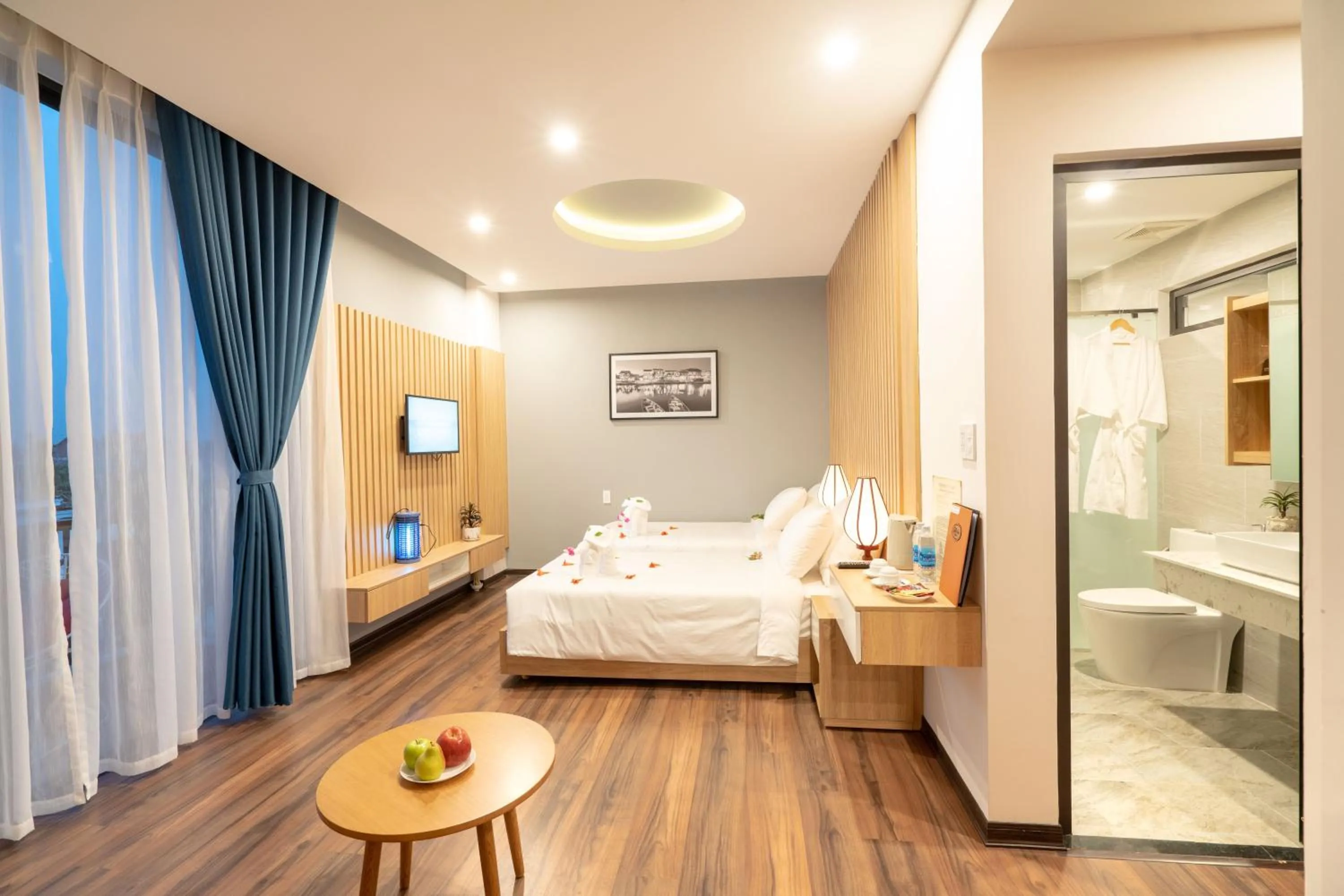 Bed in Hoi An Grace River Villa