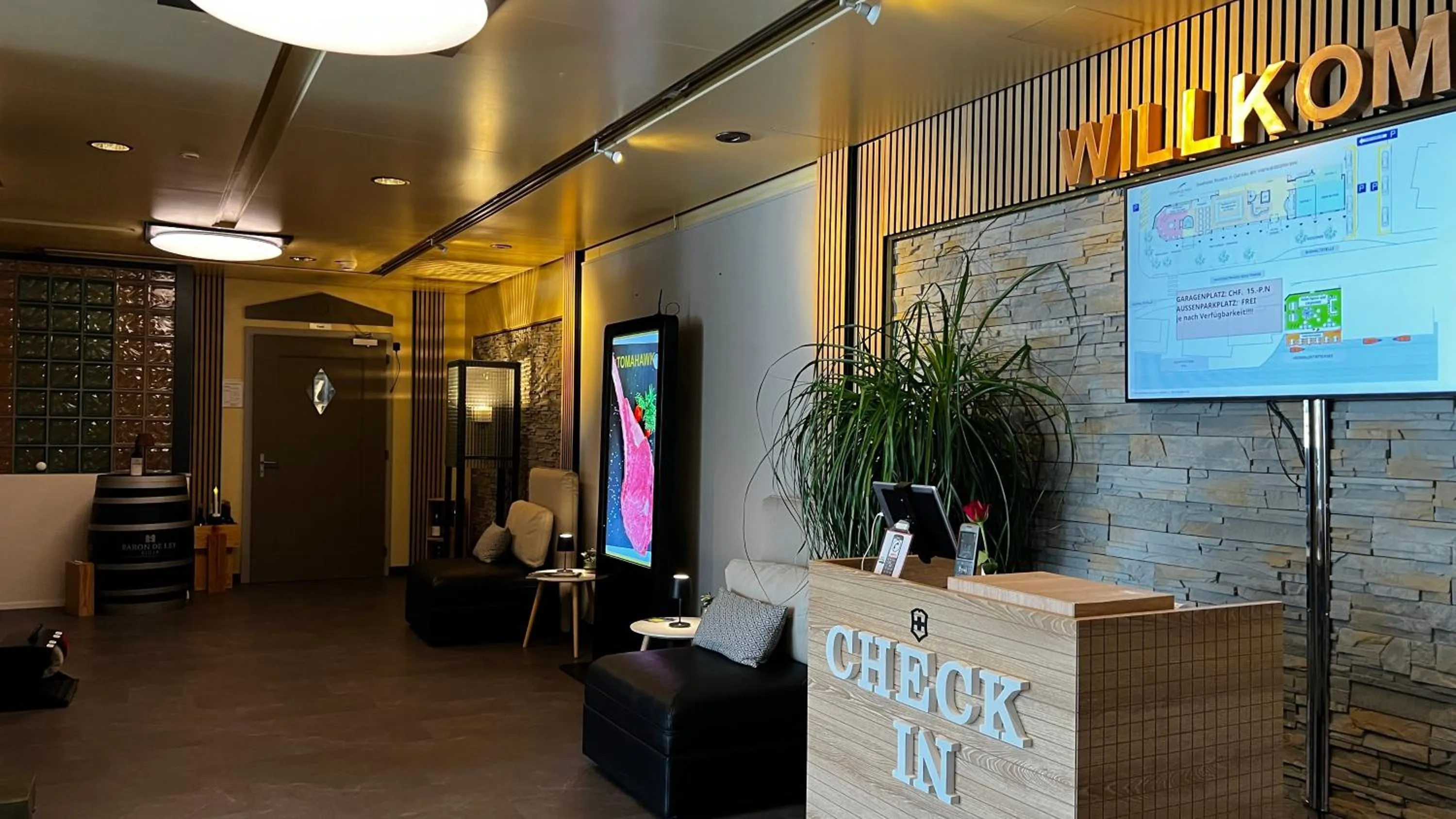 Lobby or reception in Seehotel Riviera at Lake Lucerne