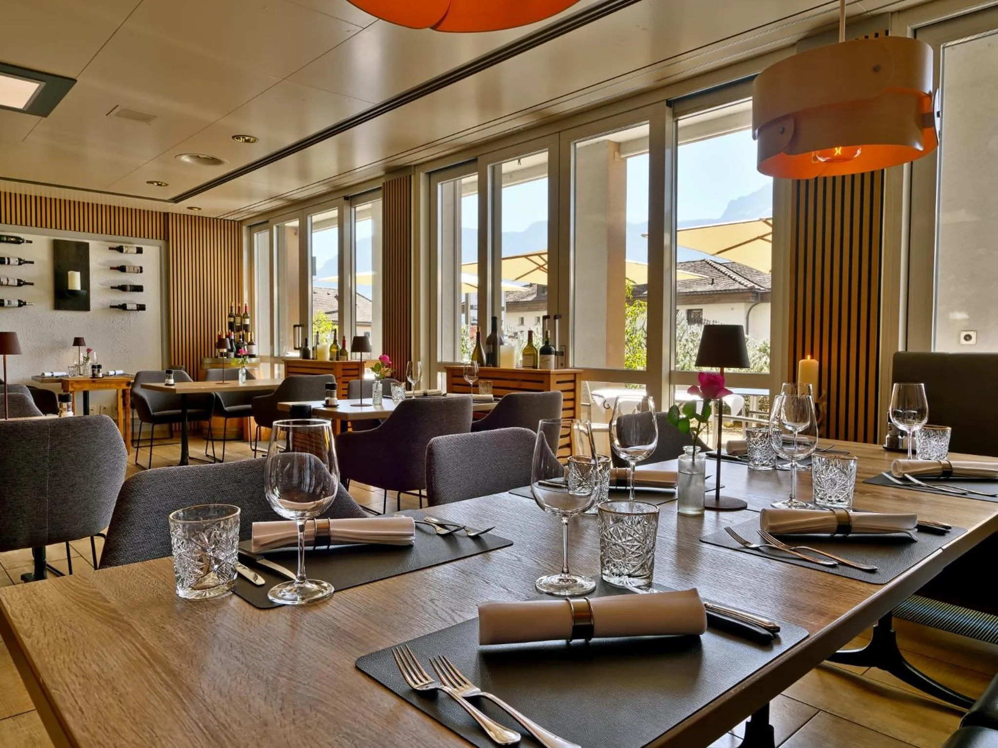 Restaurant/places to eat in Seehotel Riviera at Lake Lucerne