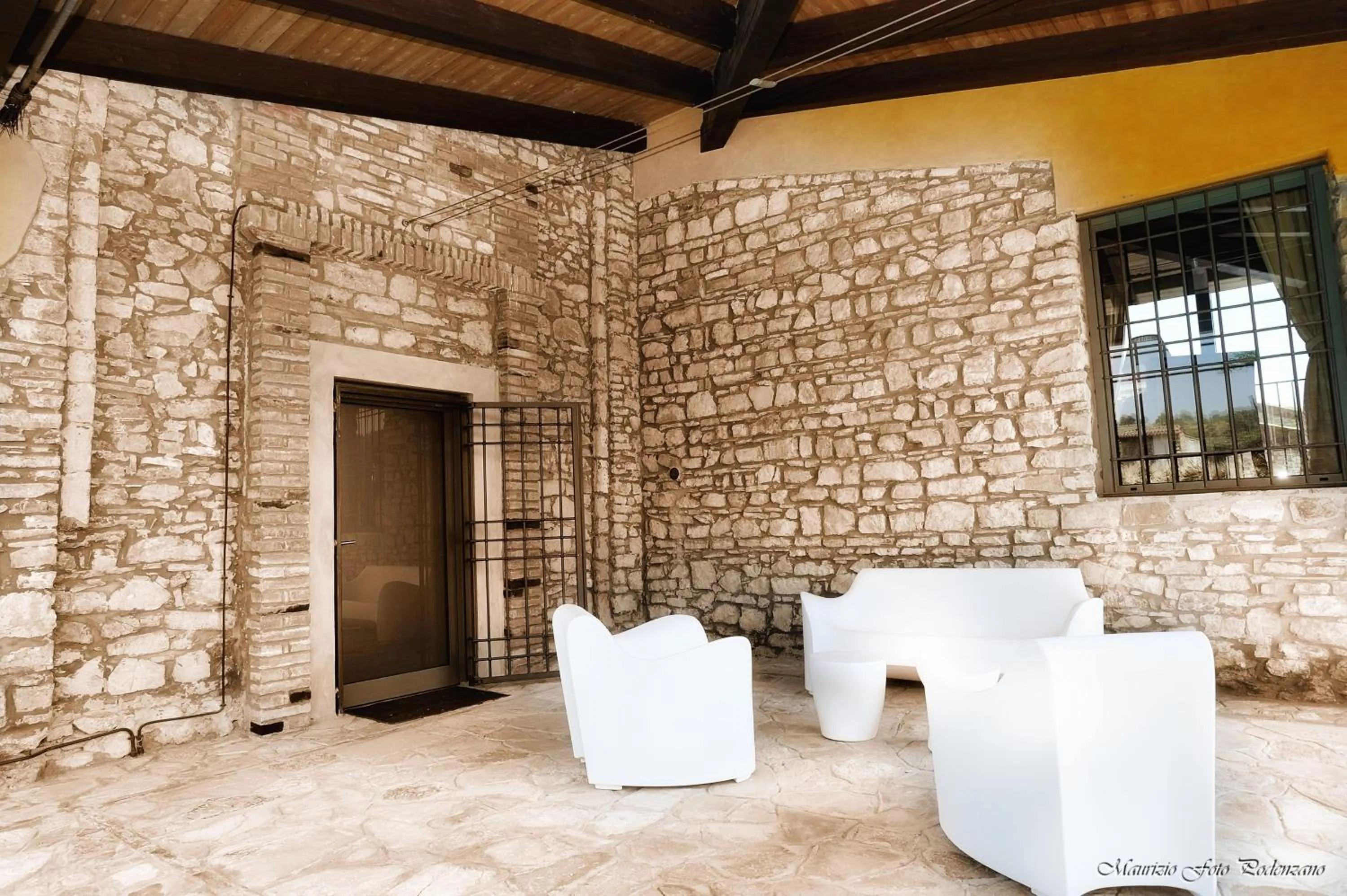 Patio in Relais La Colombara Spa & Wellness