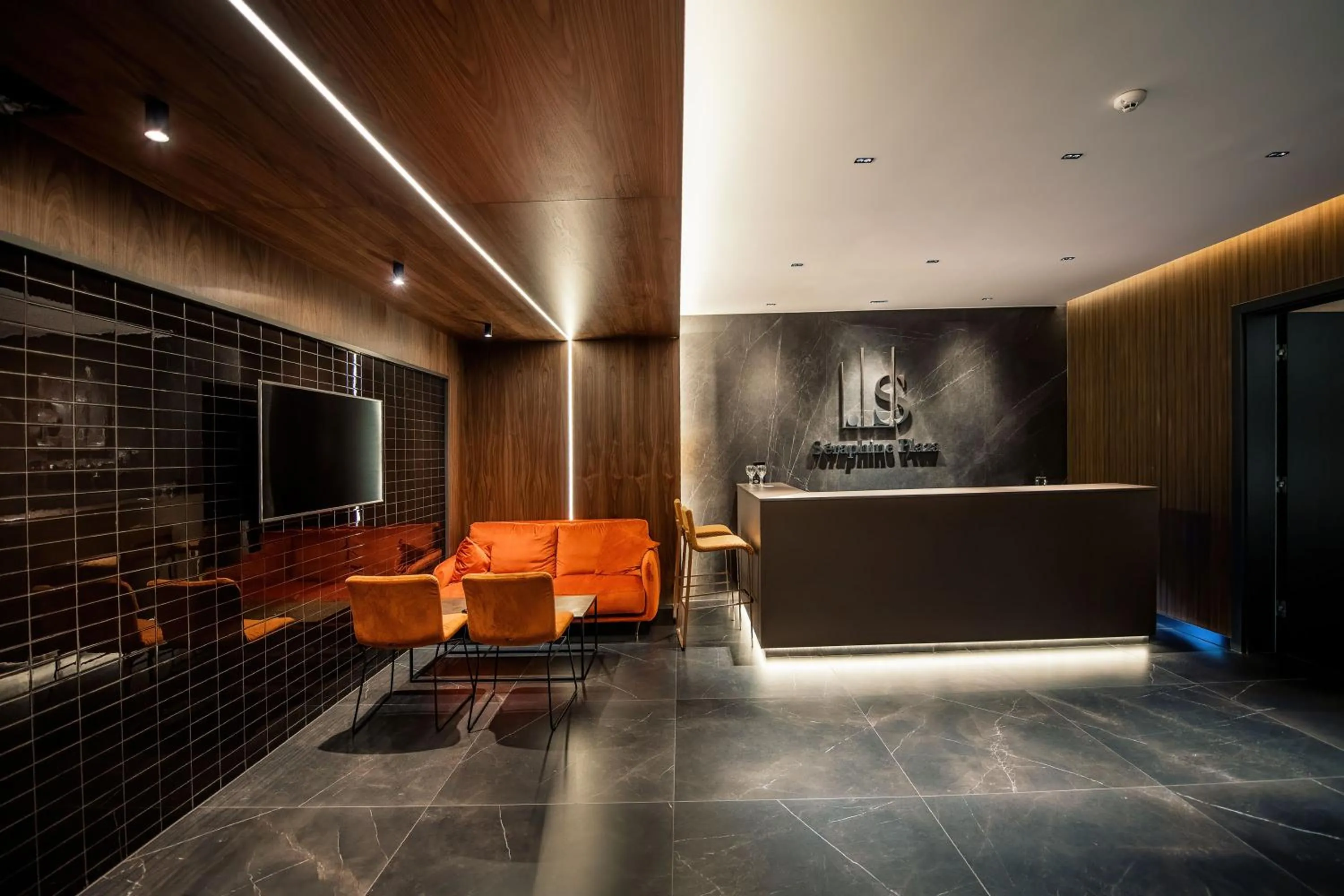 Living room in Seraphine Plaza