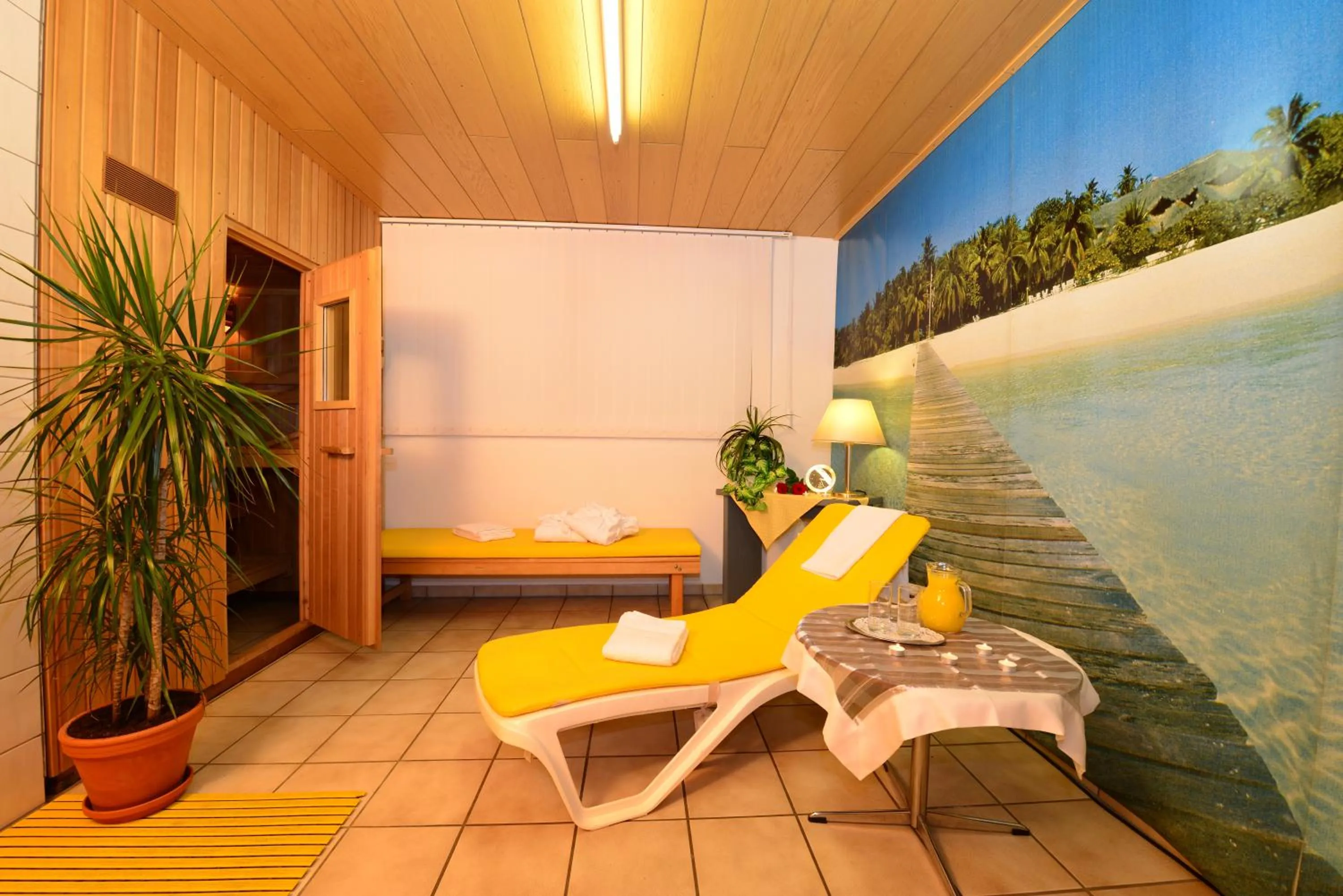 Sauna in Hotel am Buchwald