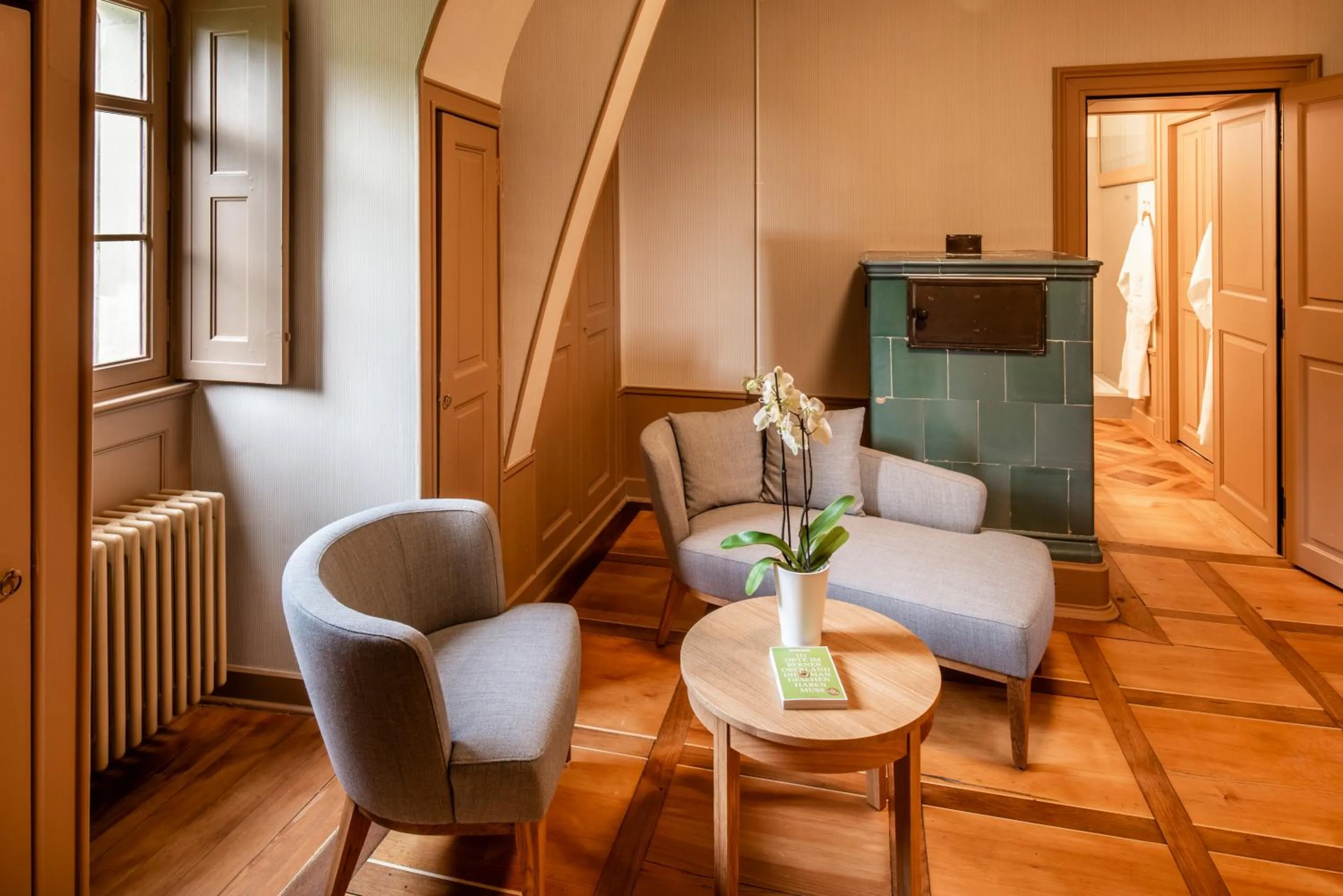 Living room in Schloss Schadau - Swiss Historic Hotel