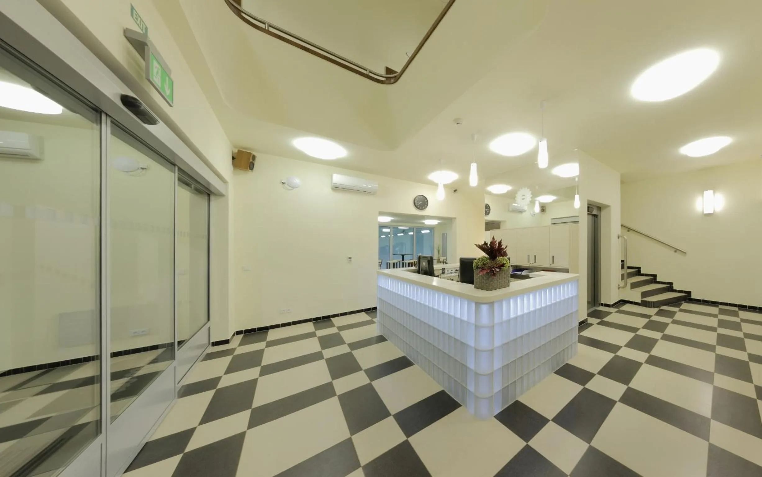 Lobby or reception in Esmarin wellness hotel