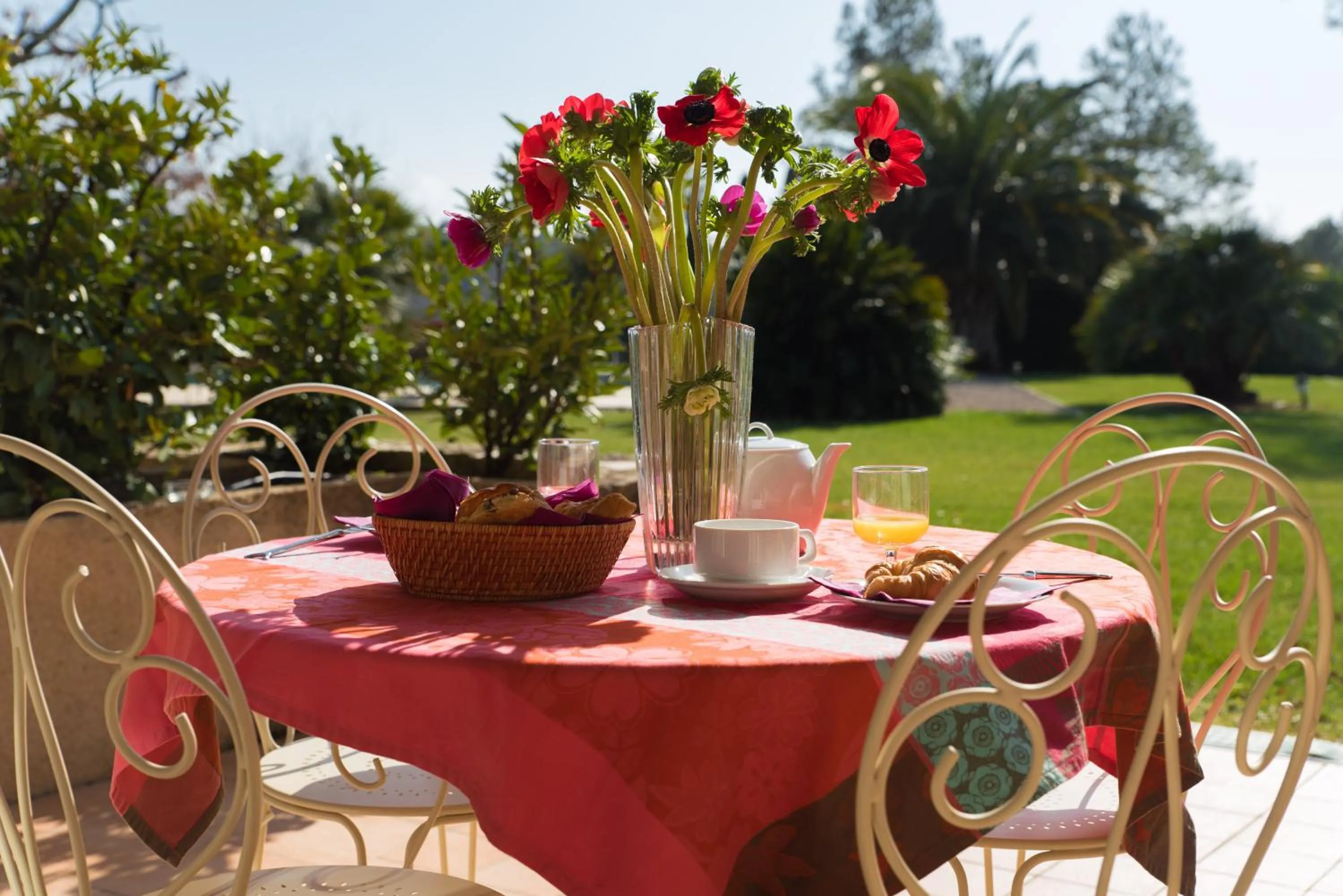 Patio in La Résidence du Moulin