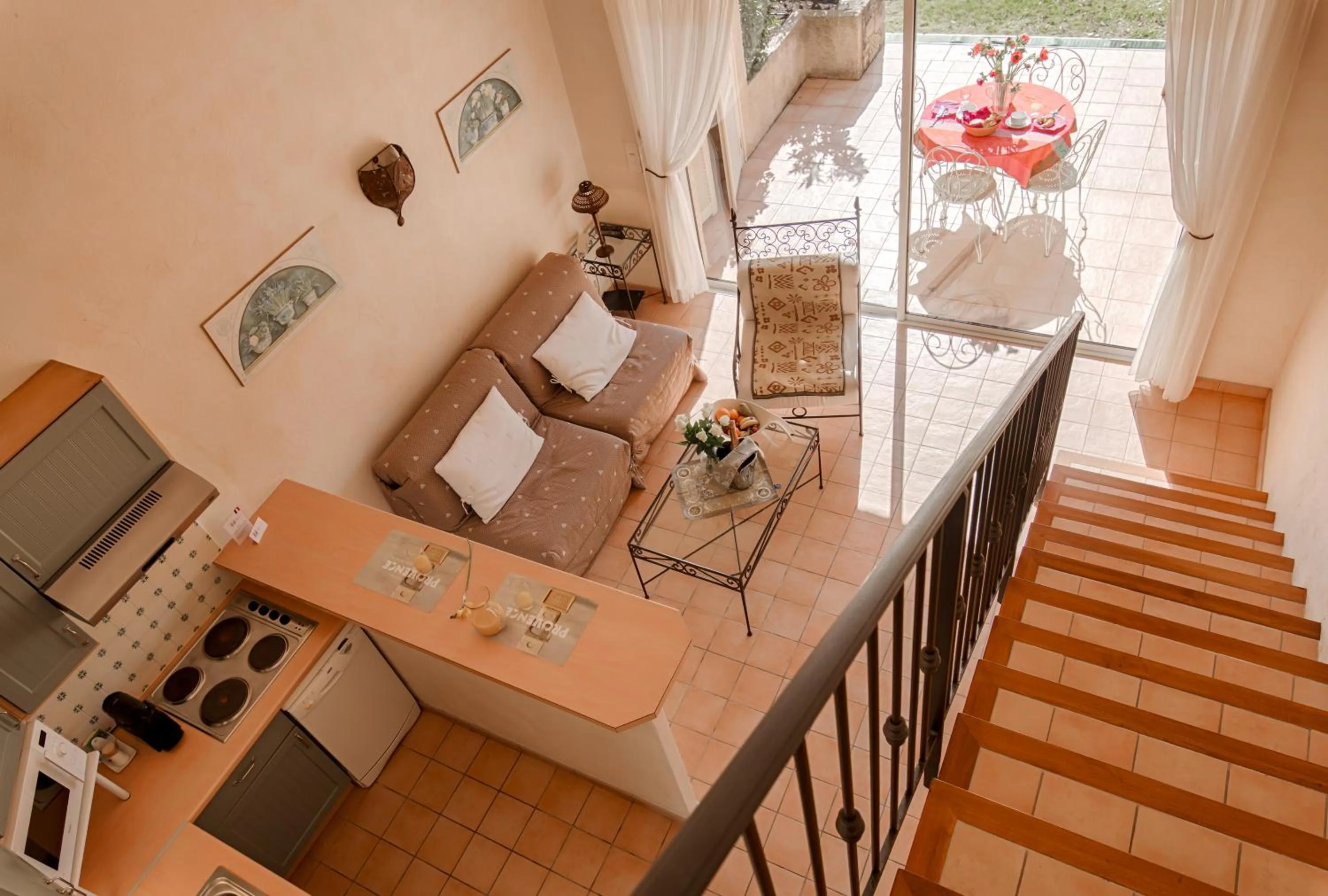 Patio in La Résidence du Moulin