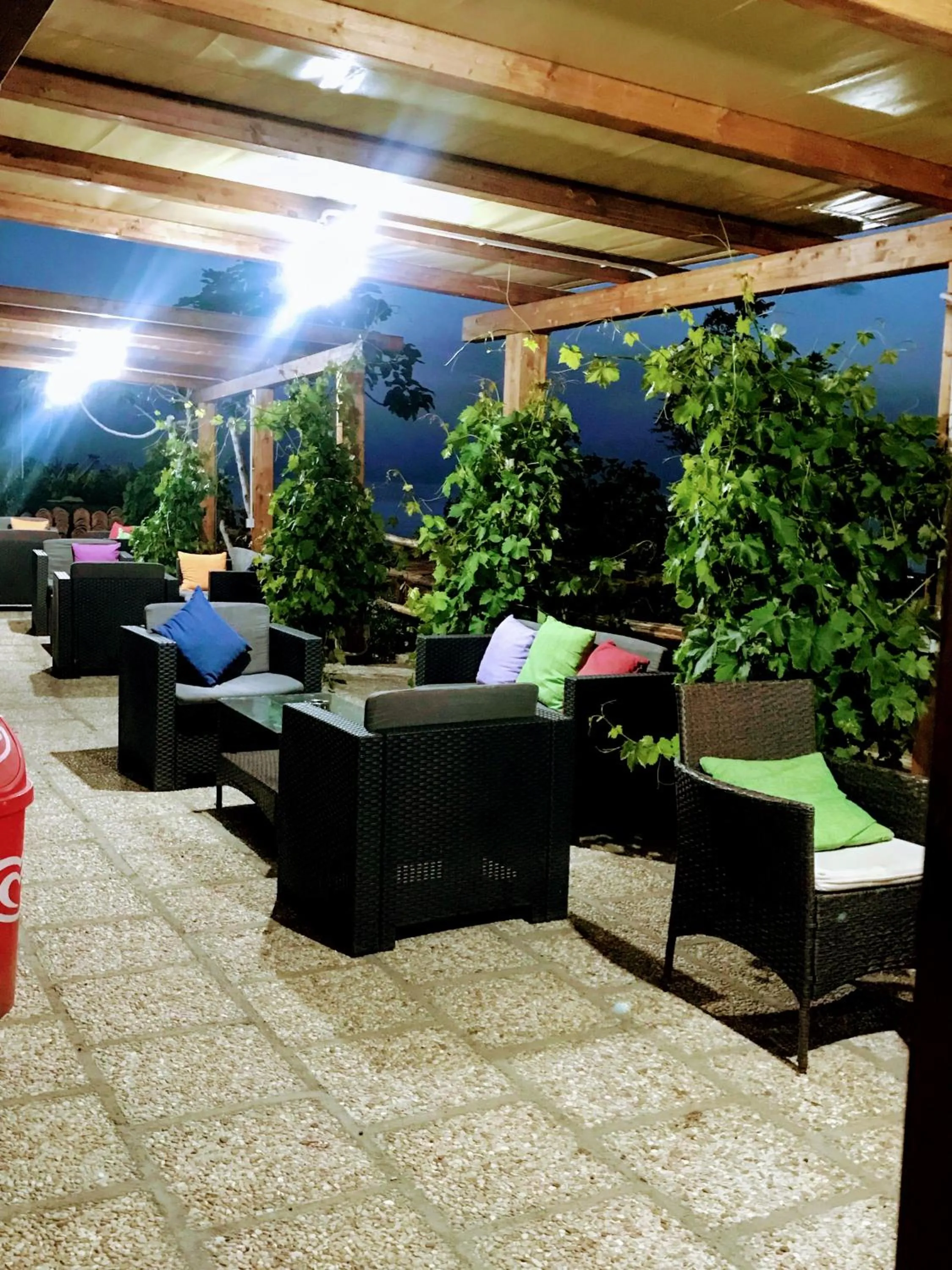 Patio in Appartamenti Pousada Michelino