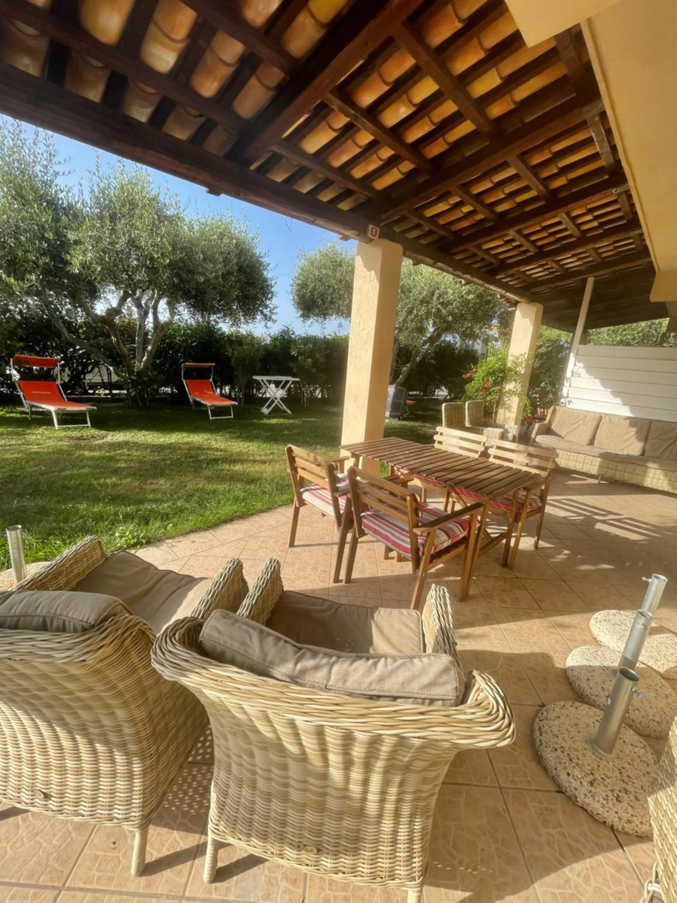 Patio in Appartamenti Pousada Michelino