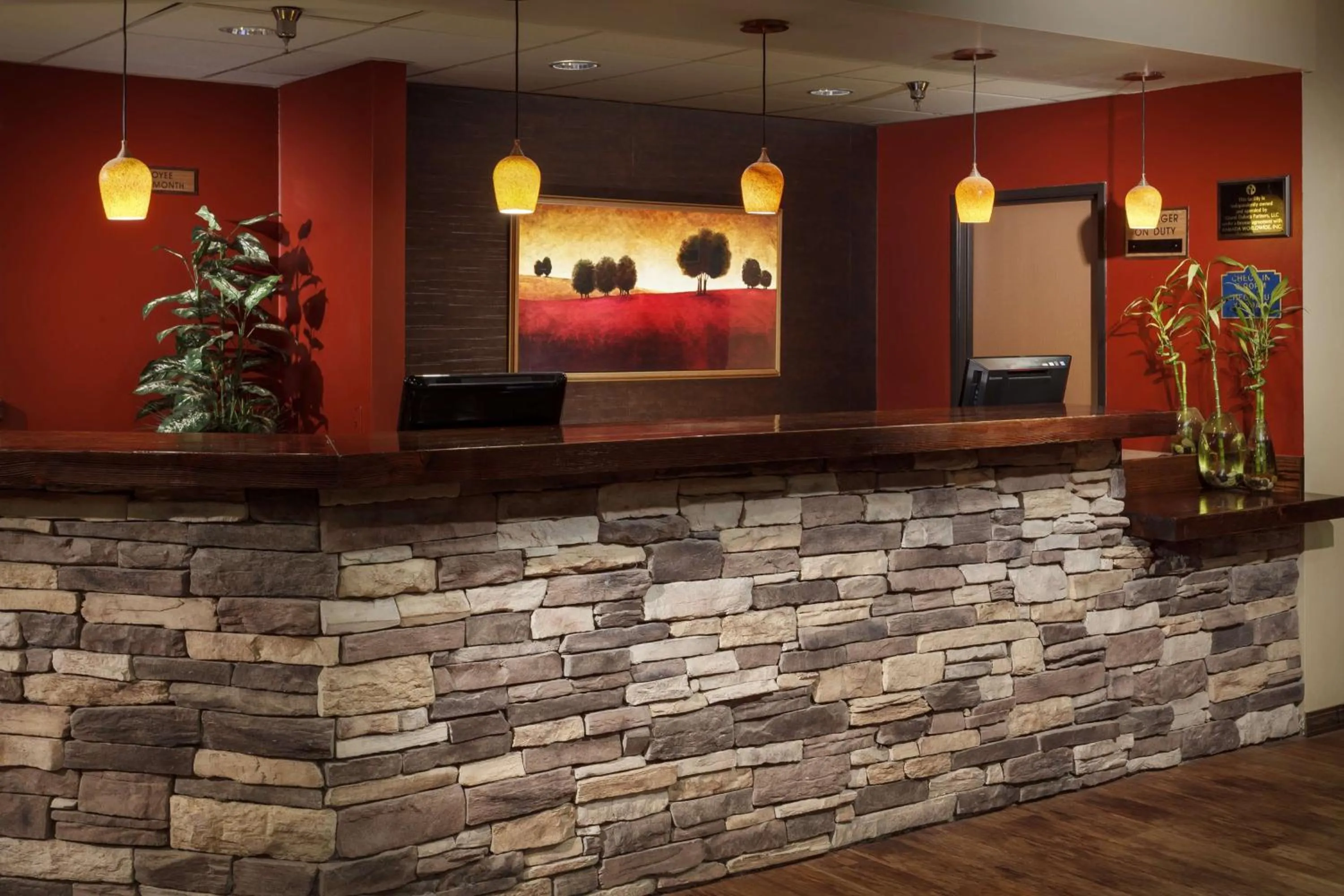 Lobby or reception in Roosevelt Grand Dakota SureStay Collection by Best Western