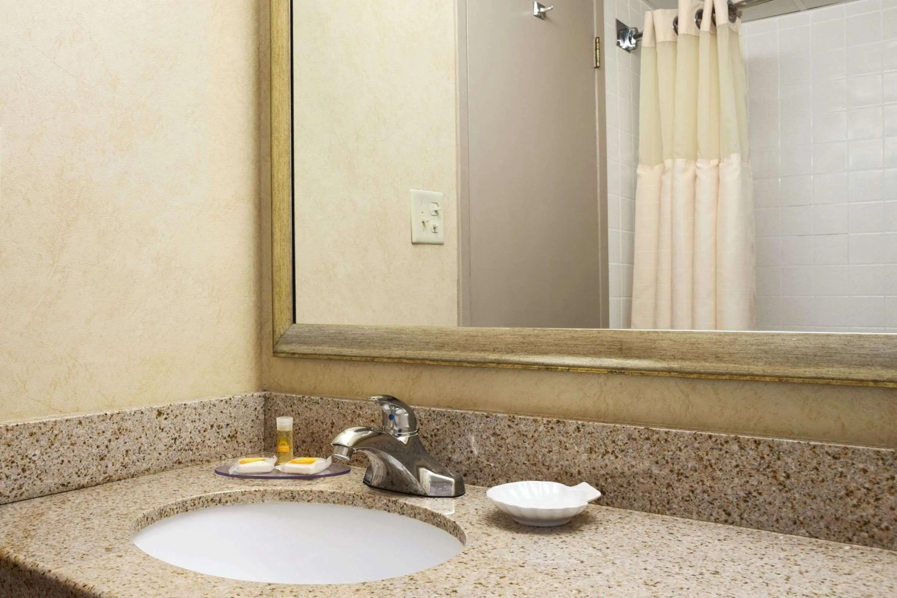 Bathroom in Days Inn by Wyndham Rock Falls