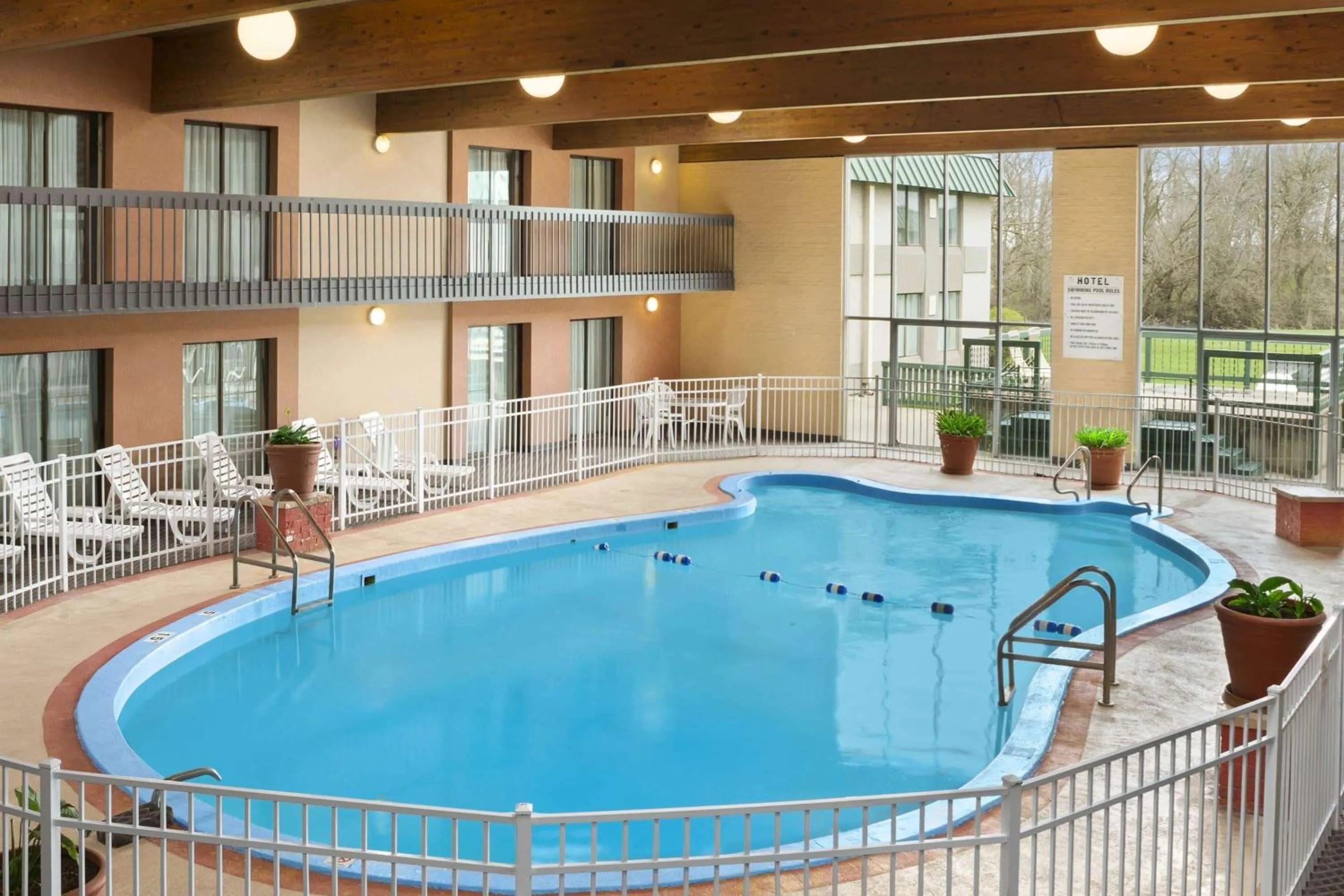 Pool view in Days Inn by Wyndham Rock Falls
