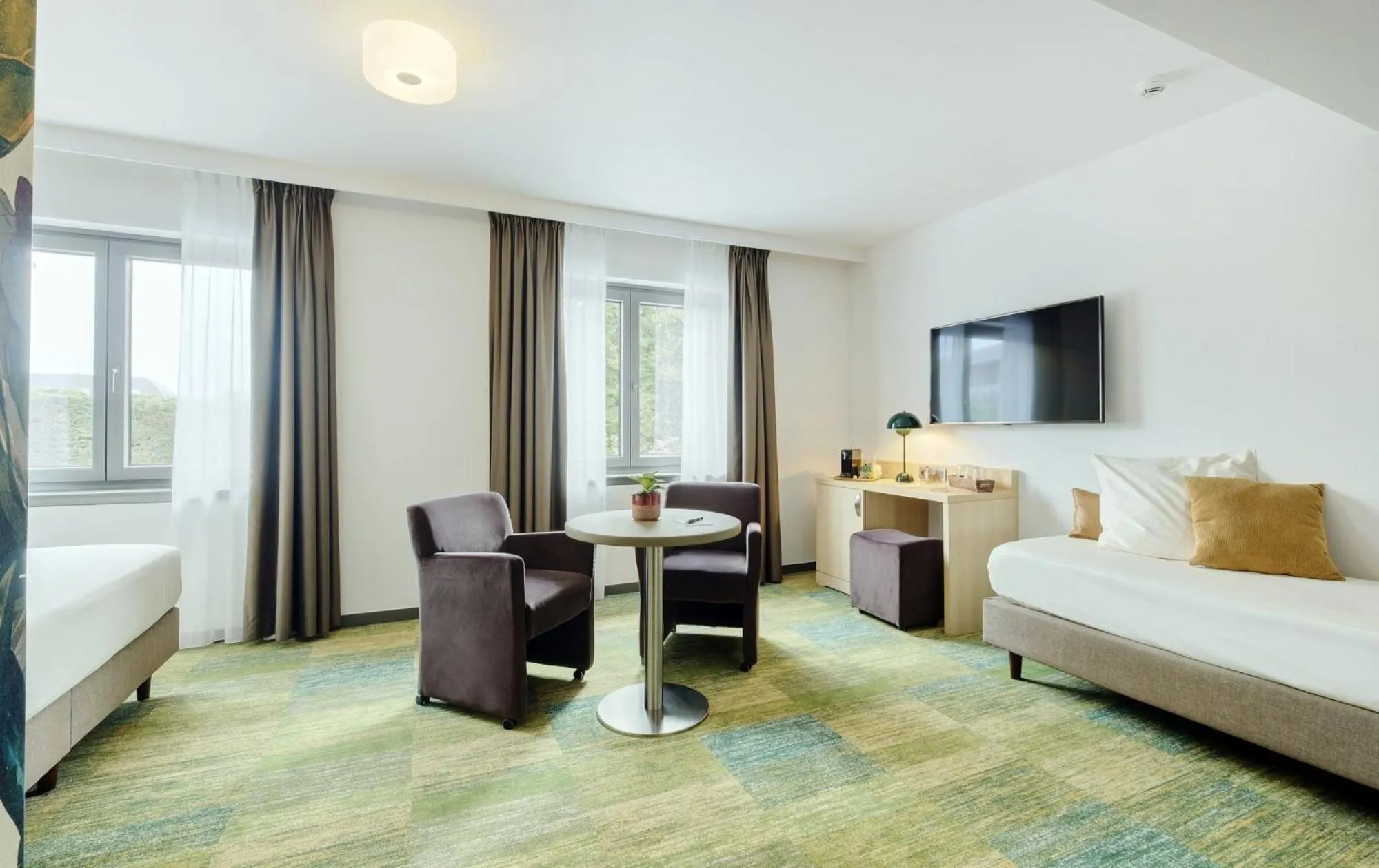 Living room, Bed in Le Côté Vert