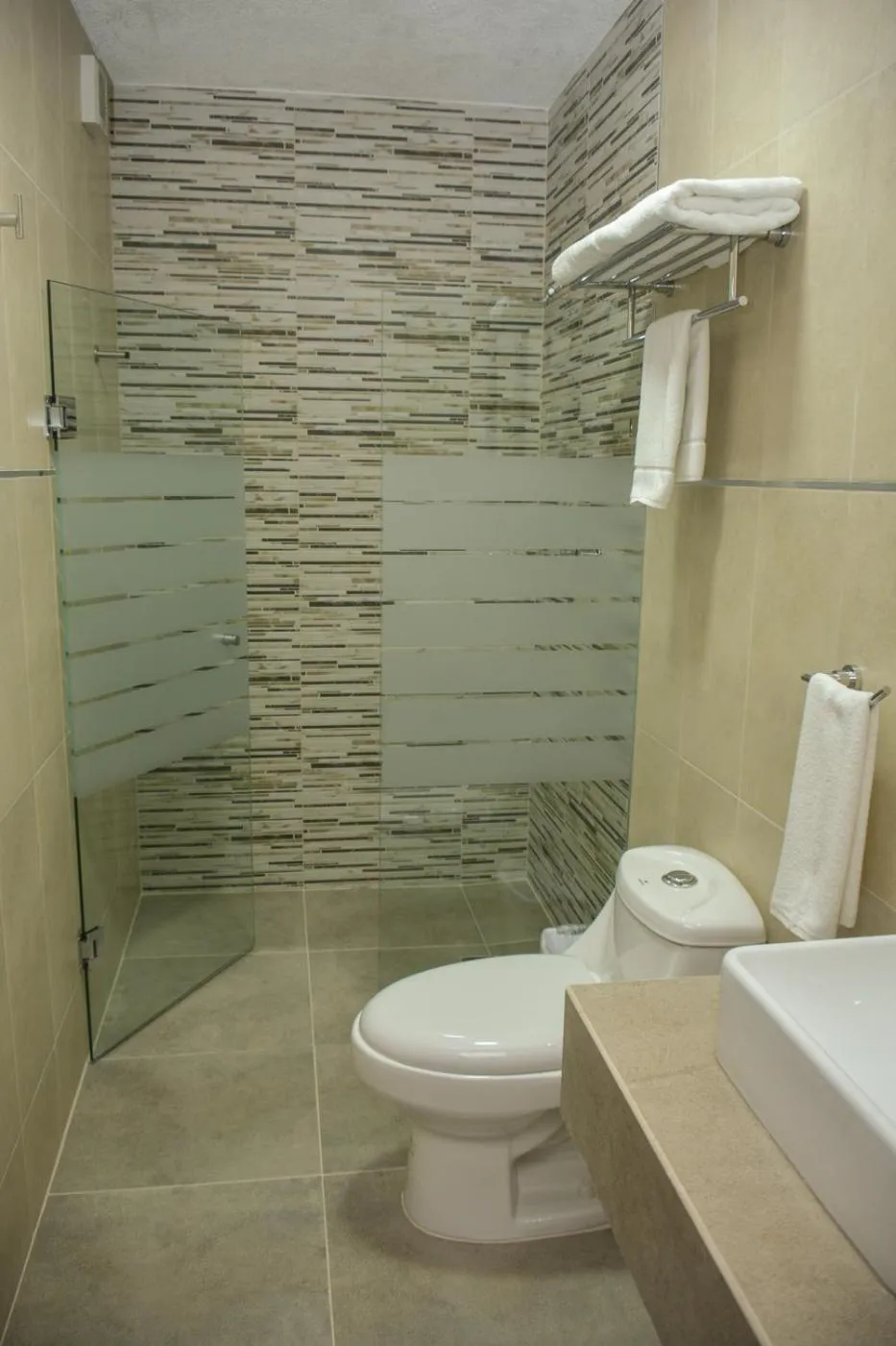 Shower in Suites Los Arcos