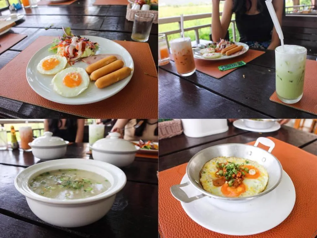 Buffet breakfast in The Vista Pool Villa