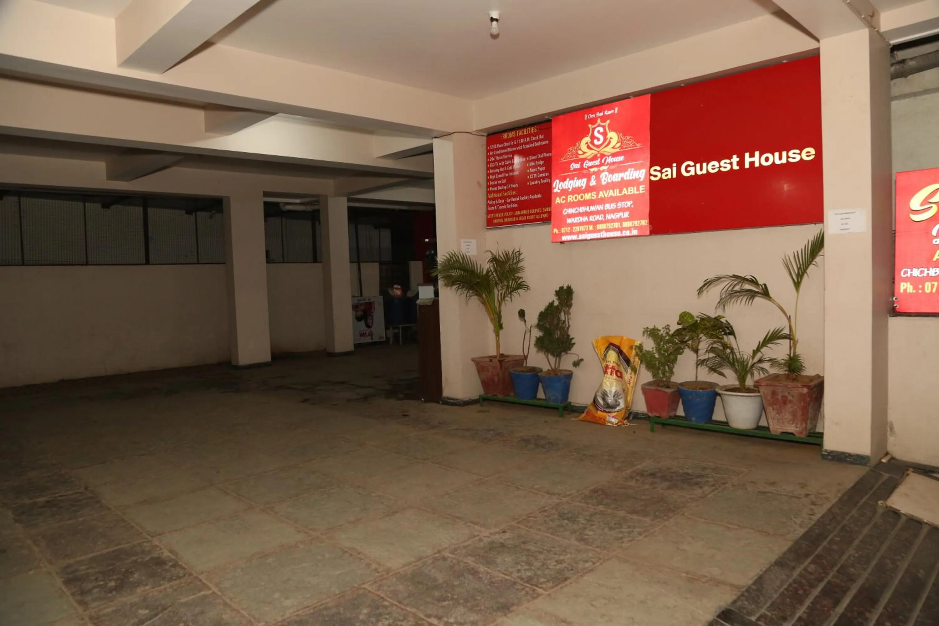Area and facilities in Hotel Sai Guest House