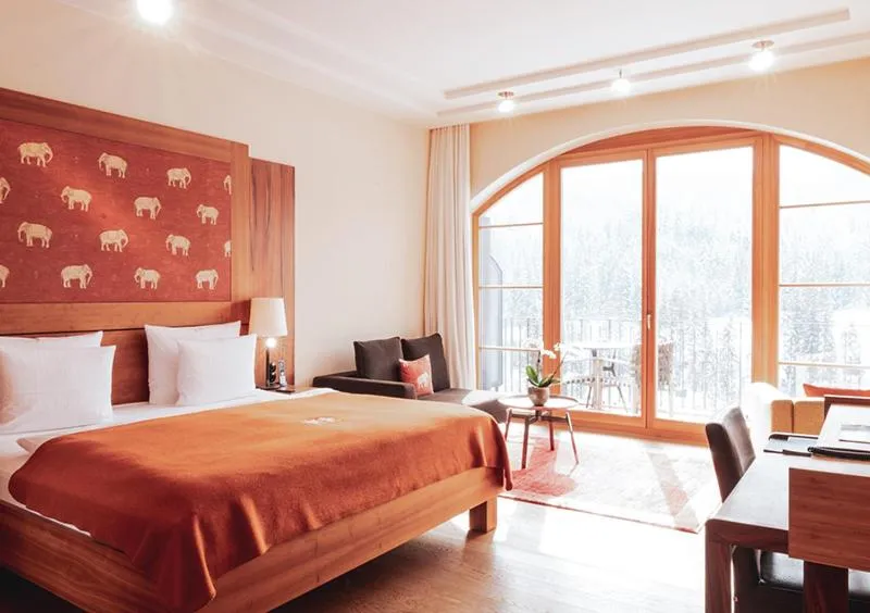 Bed in Schloss Elmau Luxury Spa Retreat & Cultural Hideaway