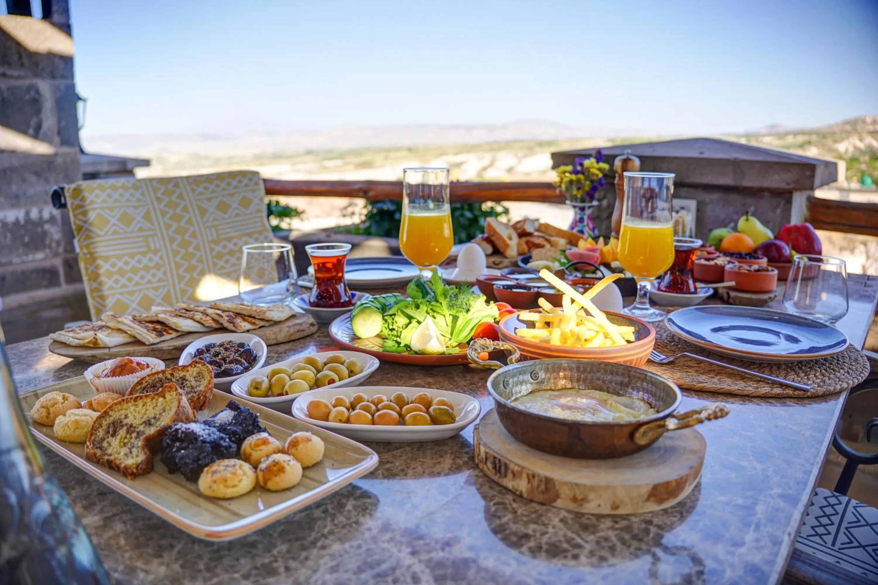 Food and drinks in Petra Inn Cappadocia Luxury
