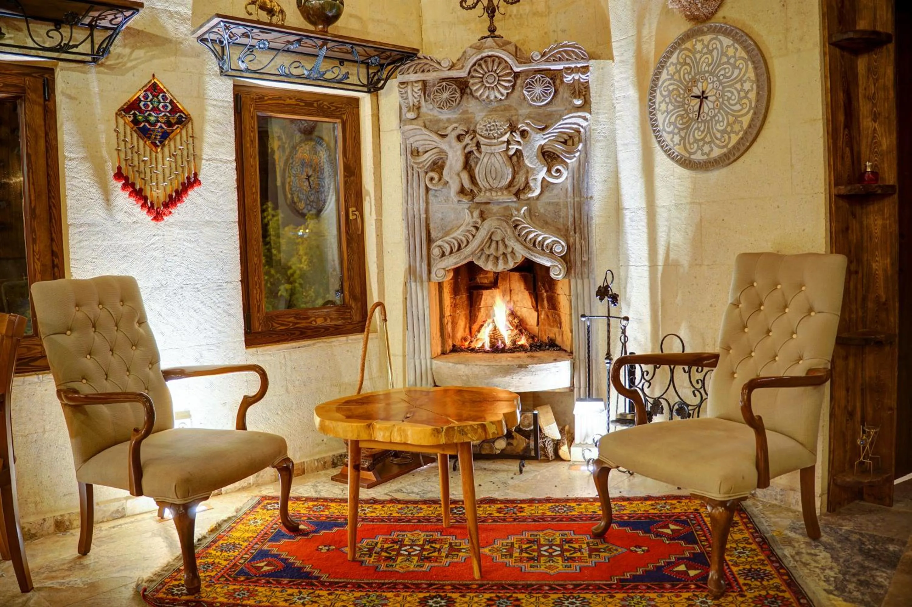 Seating area in Petra Inn Cappadocia Luxury