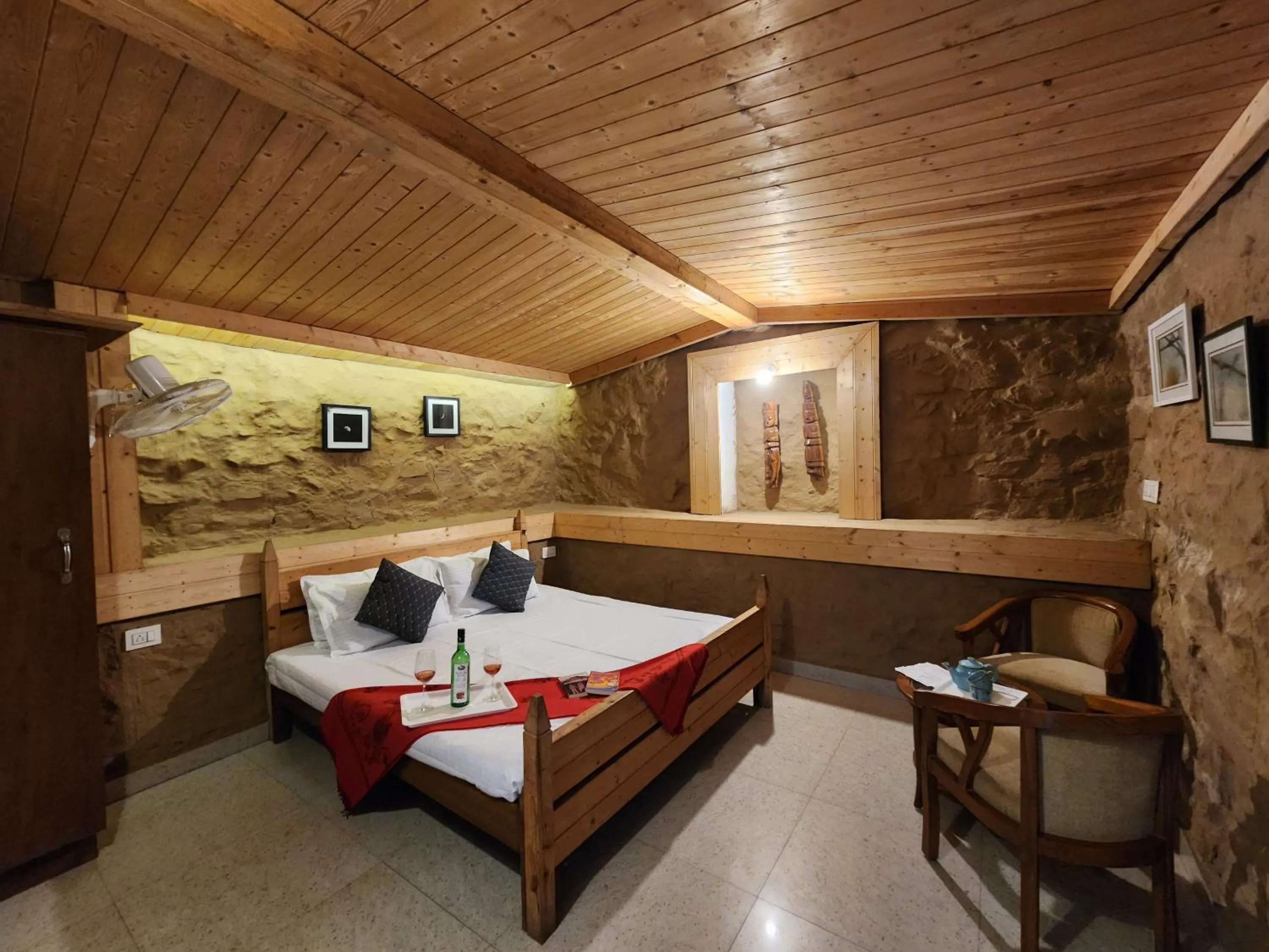 Bed in Pine Valley Resort