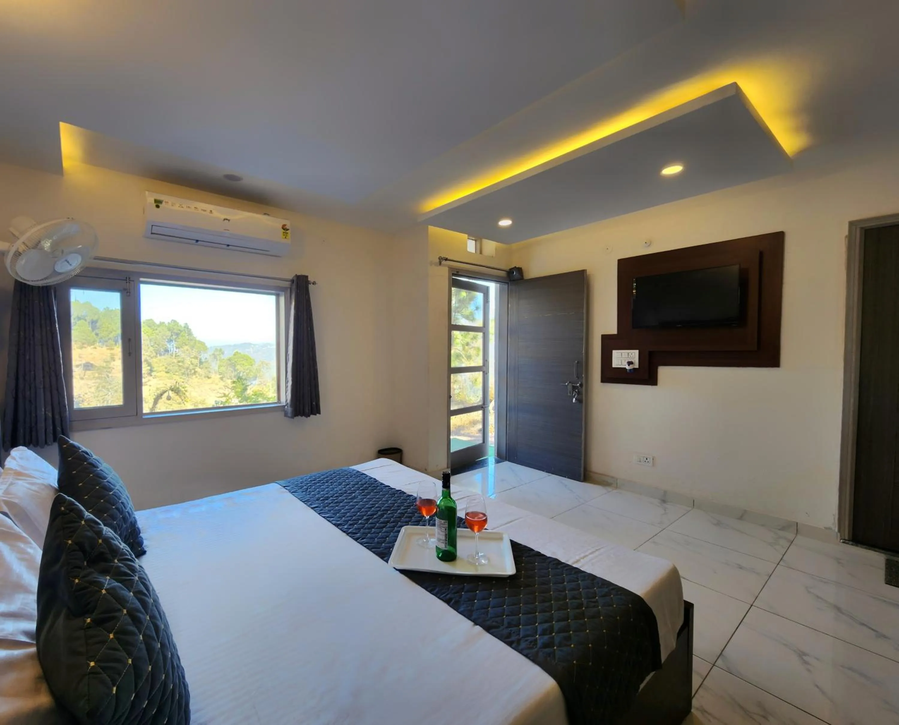 Bed in Pine Valley Resort