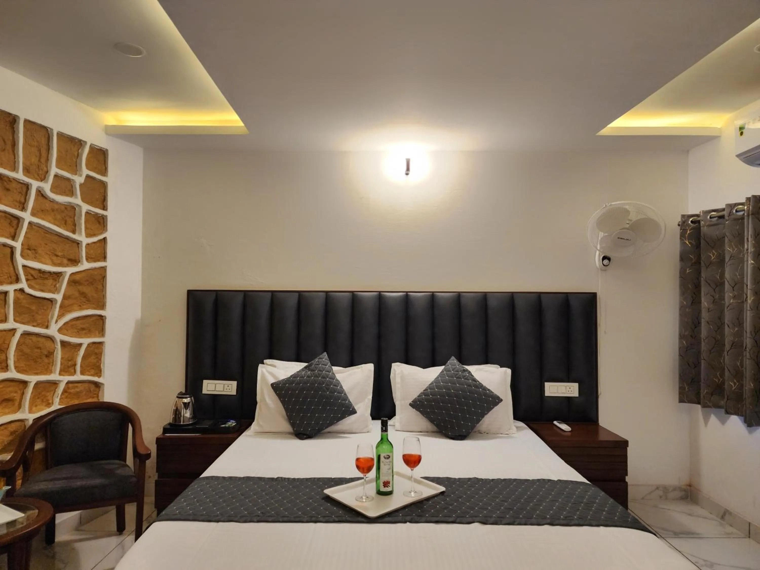 Bed in Pine Valley Resort