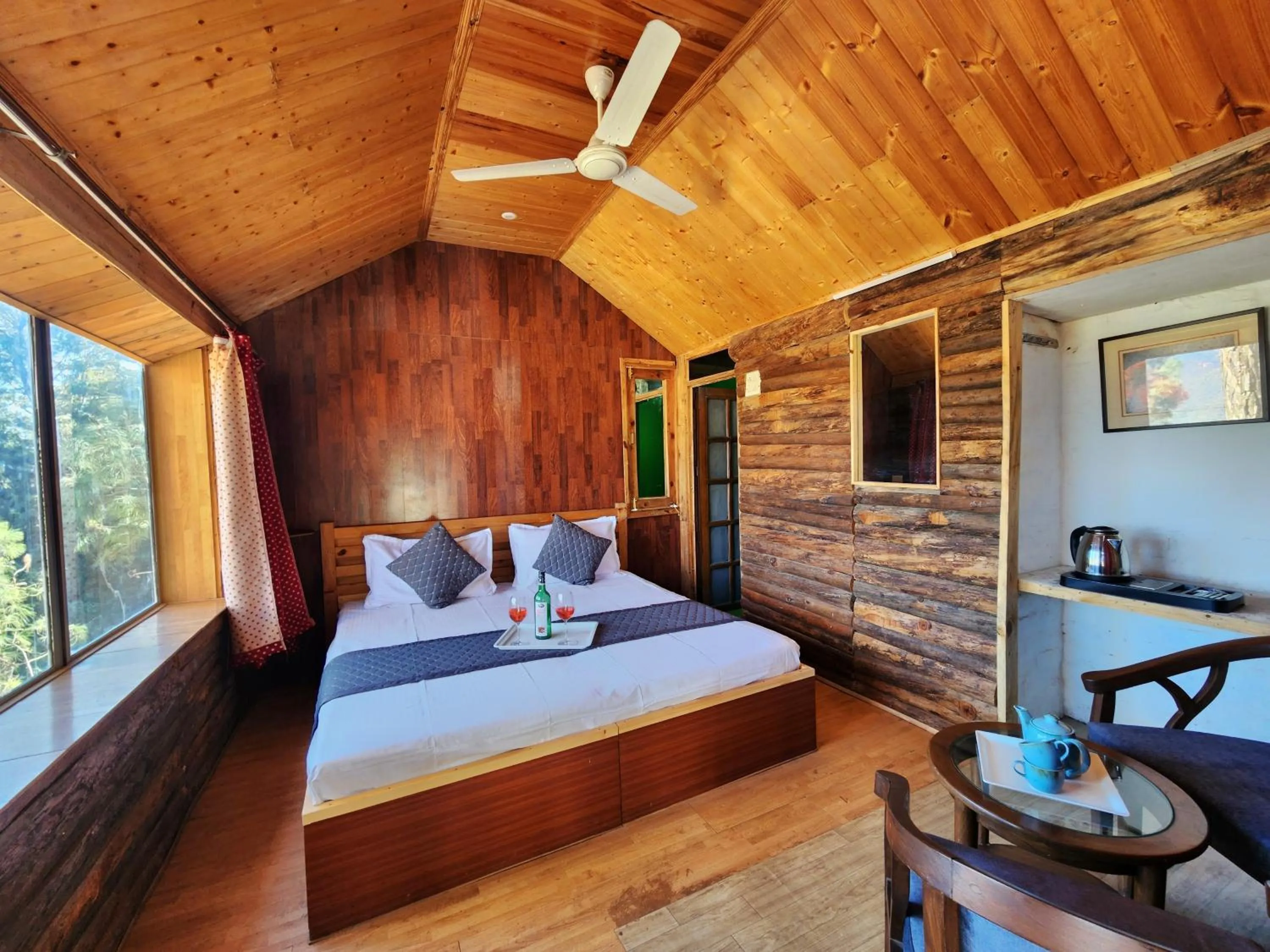 Bed in Pine Valley Resort