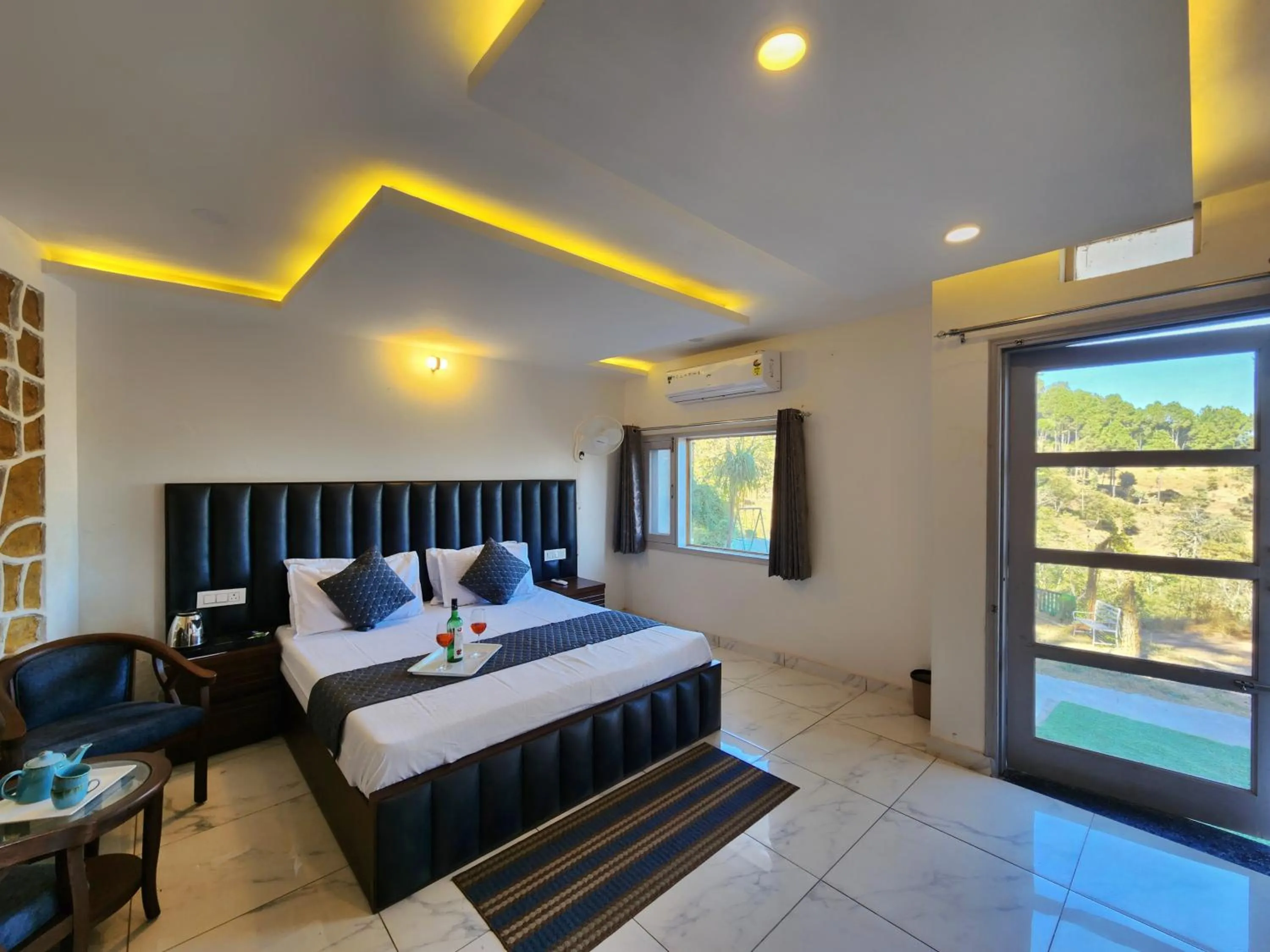 Bed in Pine Valley Resort