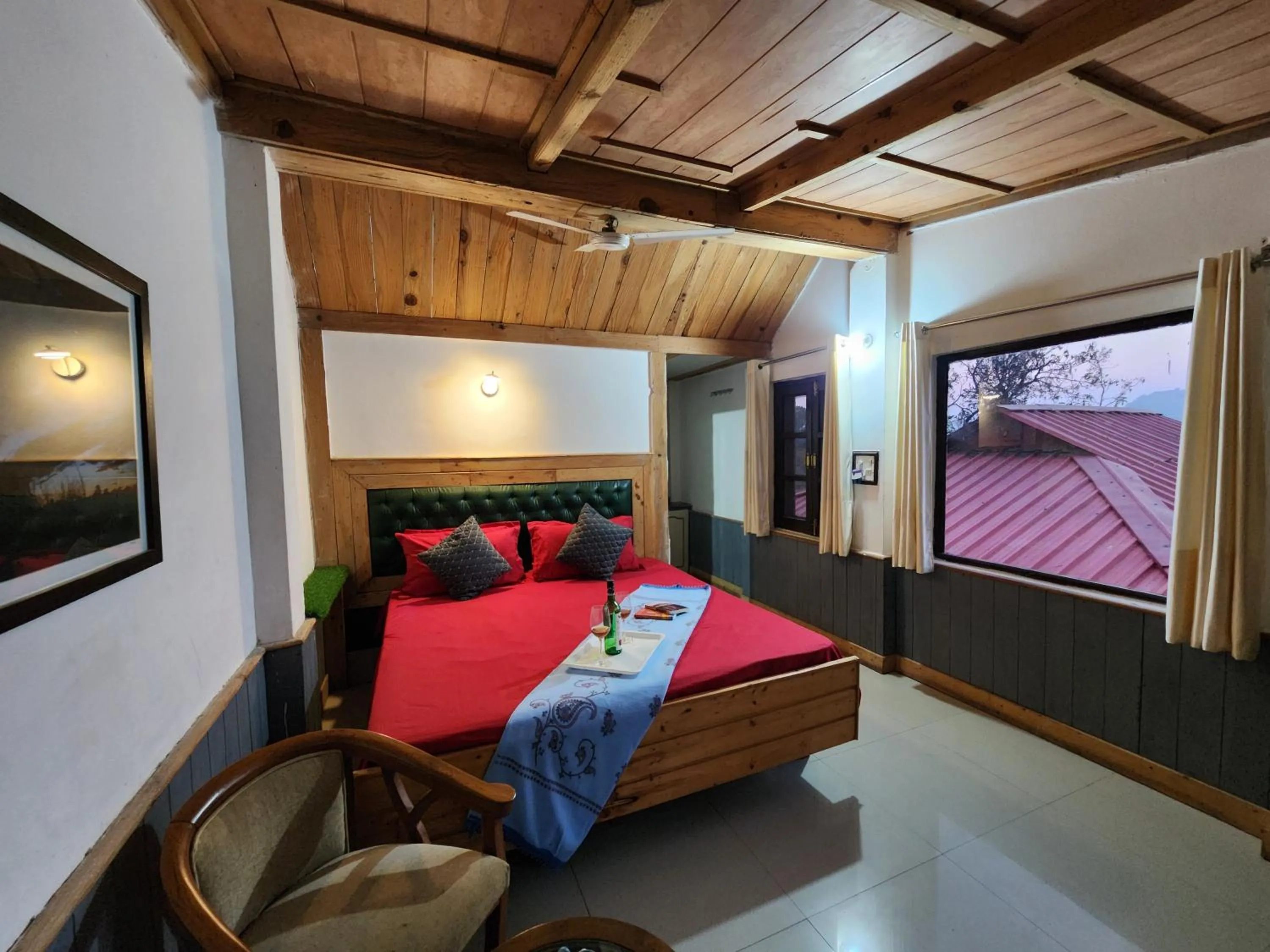 Bed in Pine Valley Resort