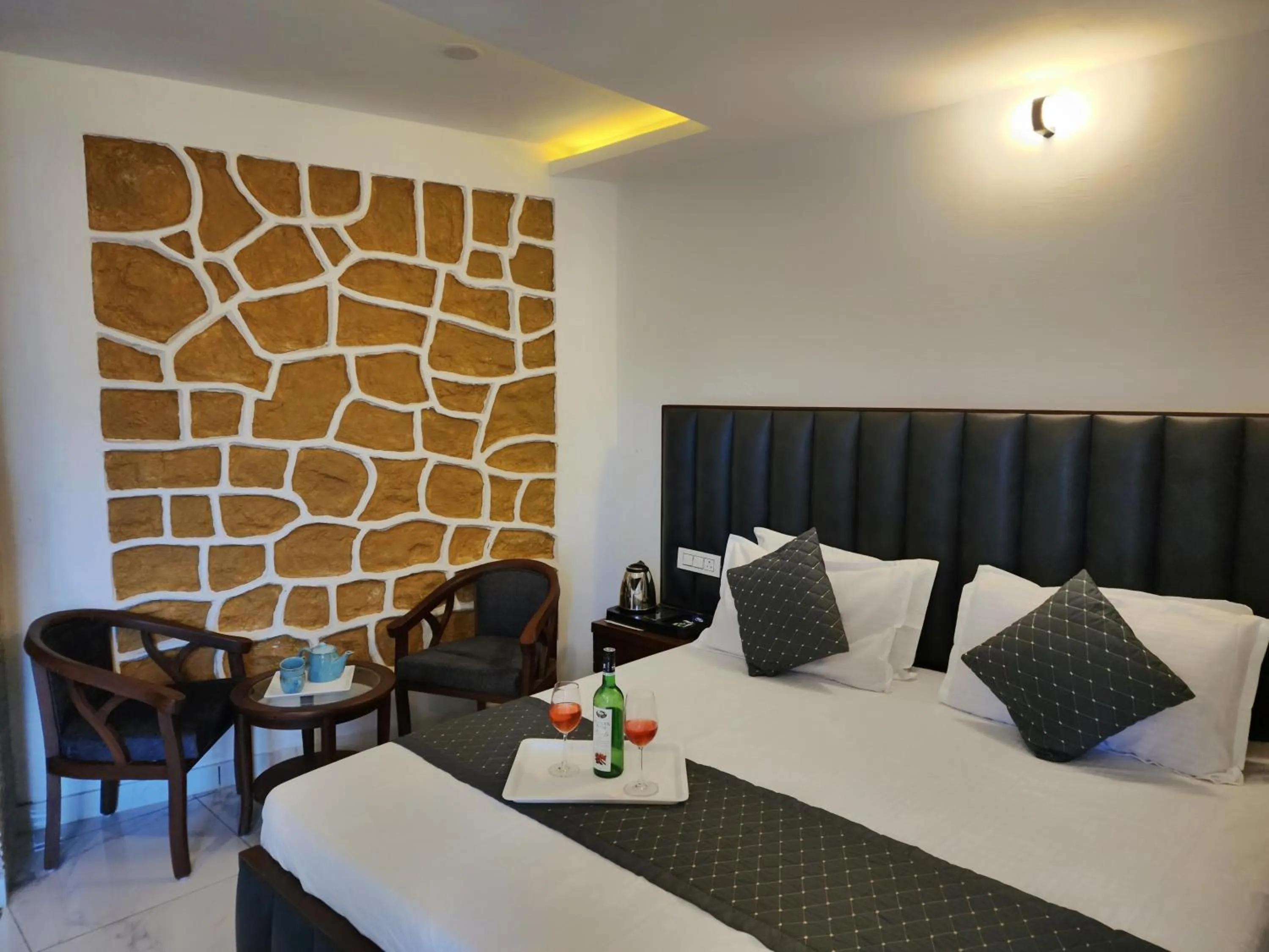 Bed in Pine Valley Resort