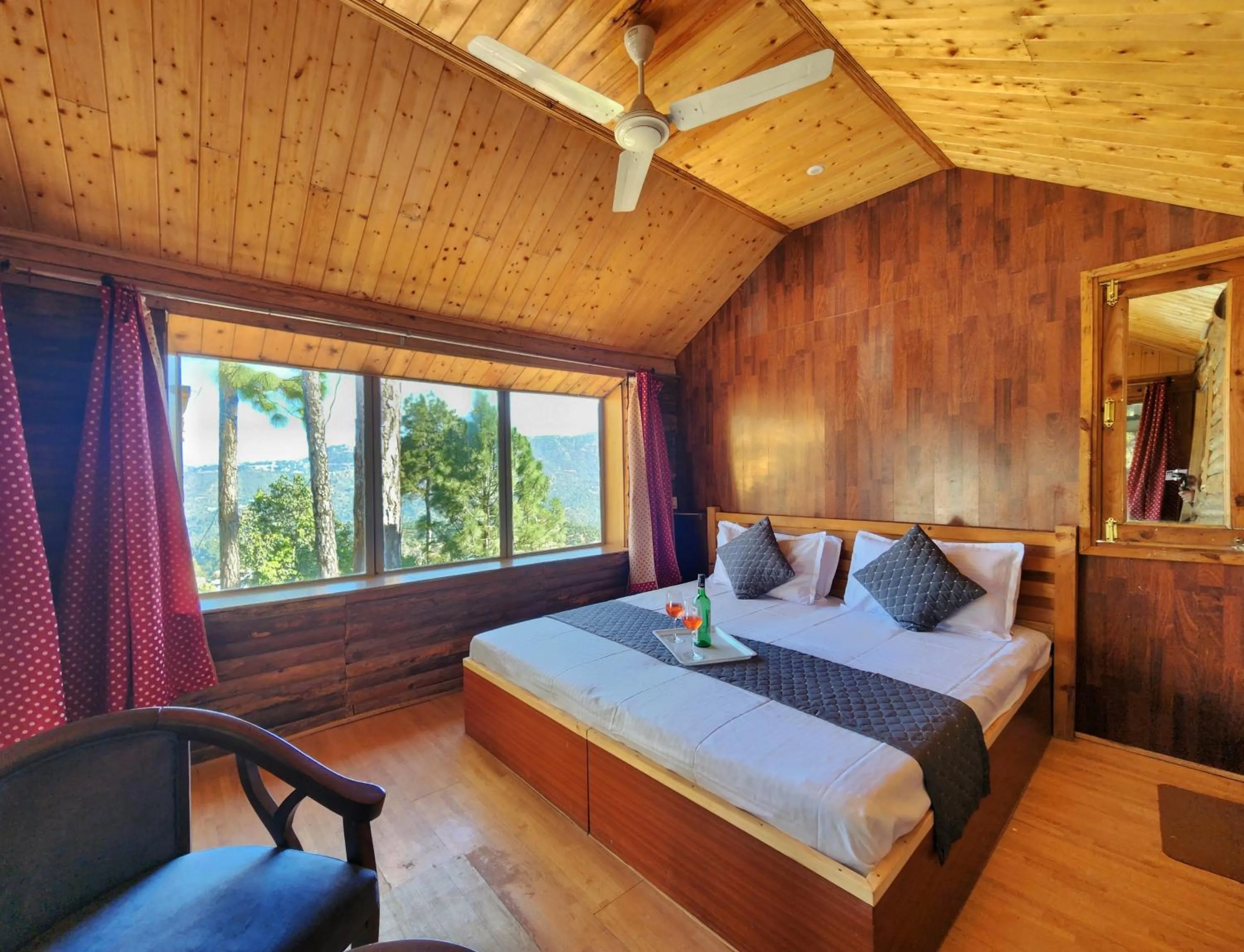 Bed in Pine Valley Resort