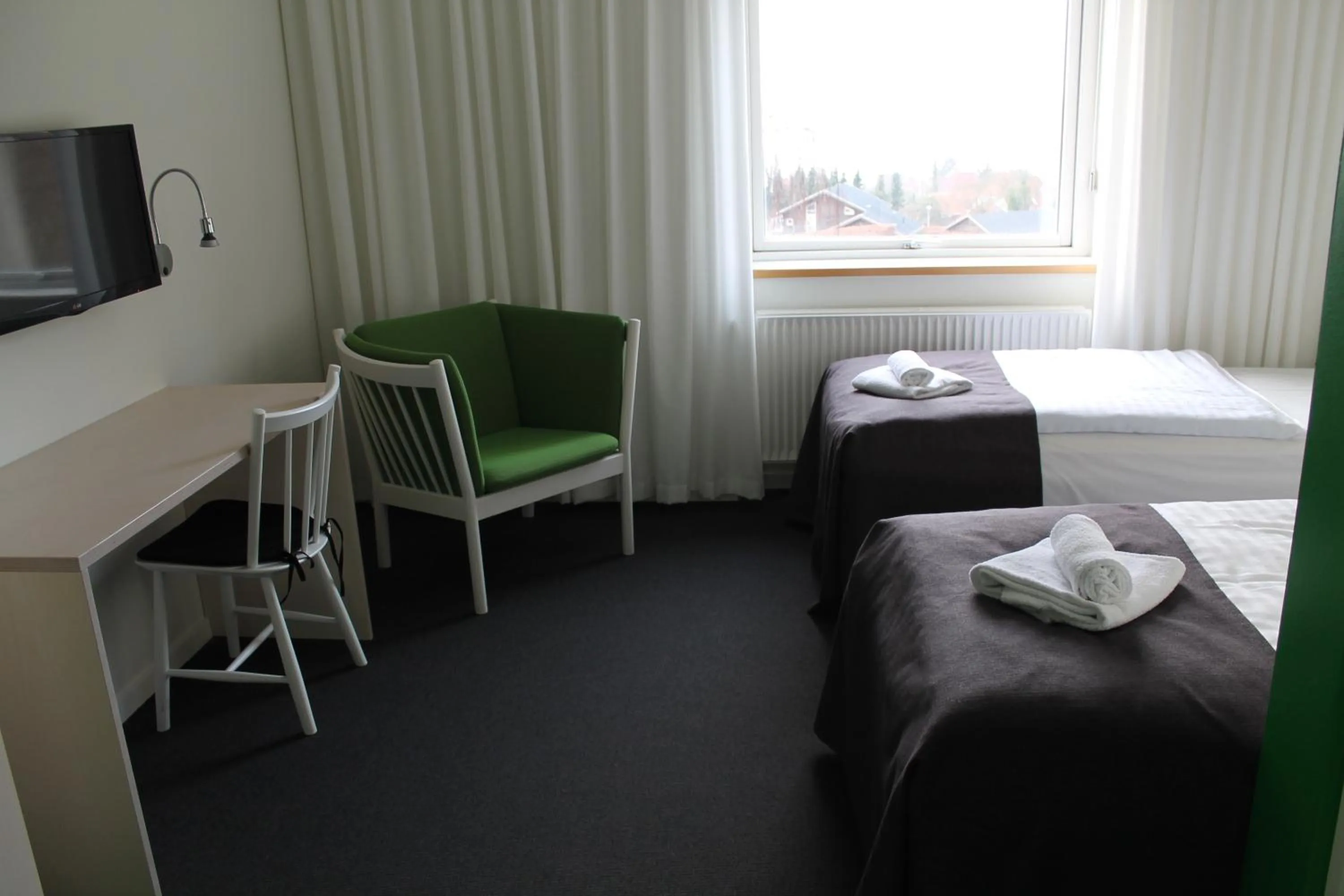 Bedroom, Bed in Severin Kursuscenter og Konferencehotel