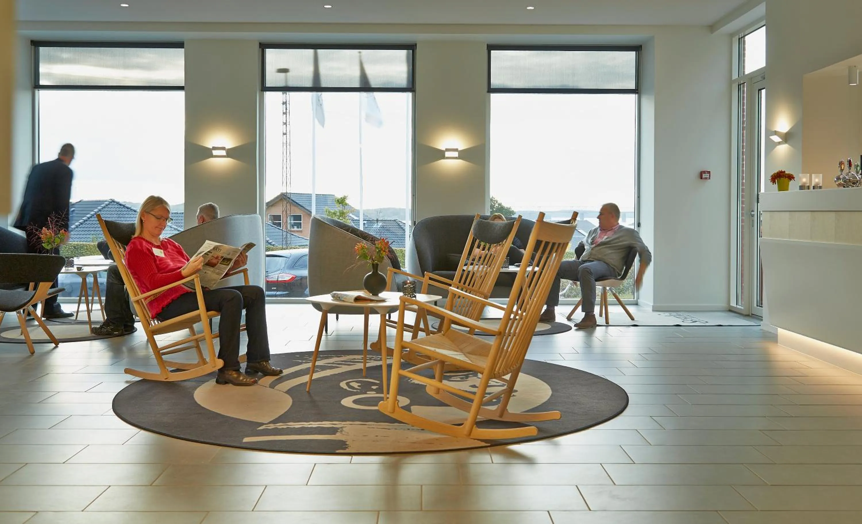 Living room in Severin Kursuscenter og Konferencehotel