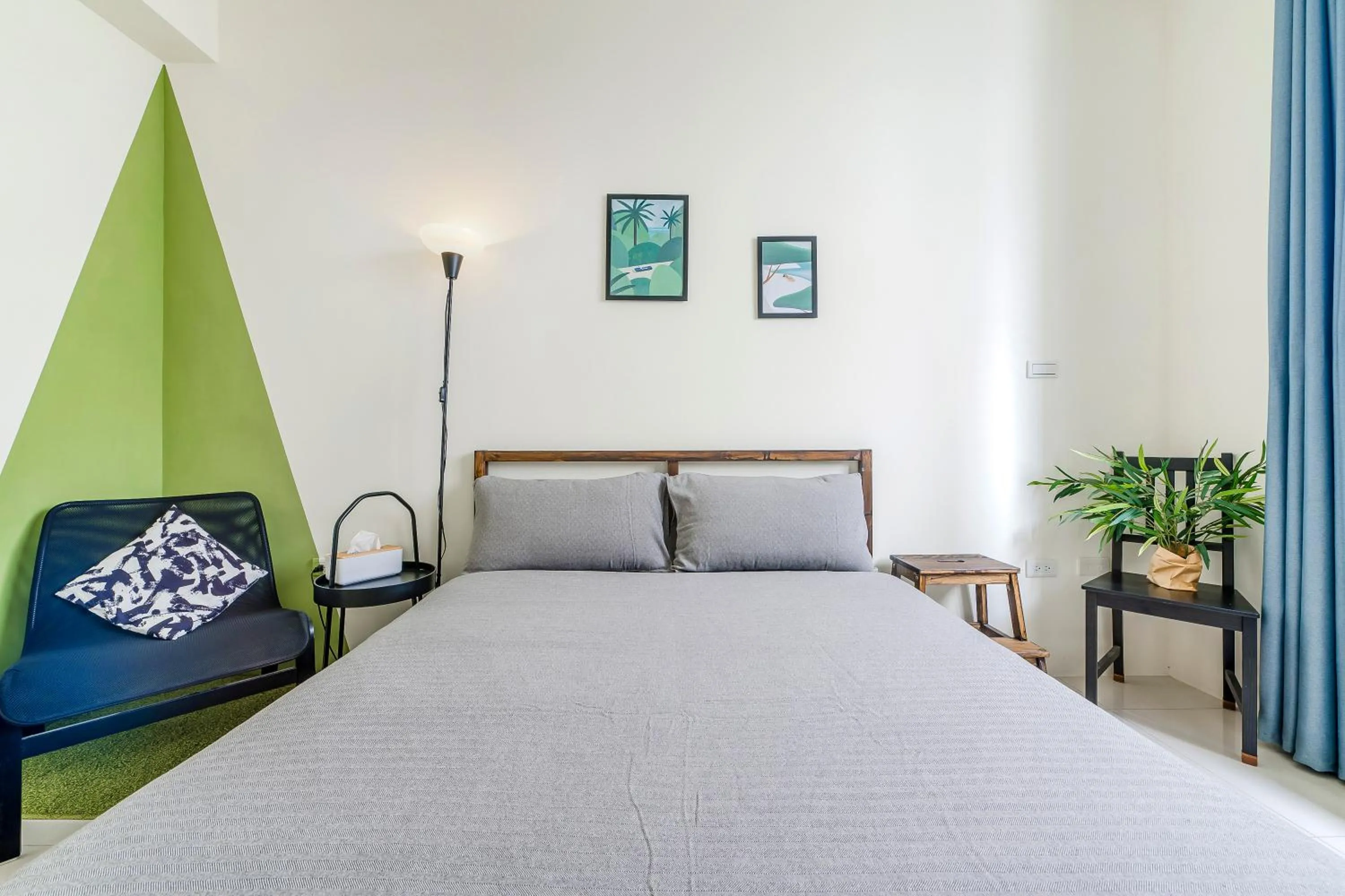 Bedroom, Bed in Surf house