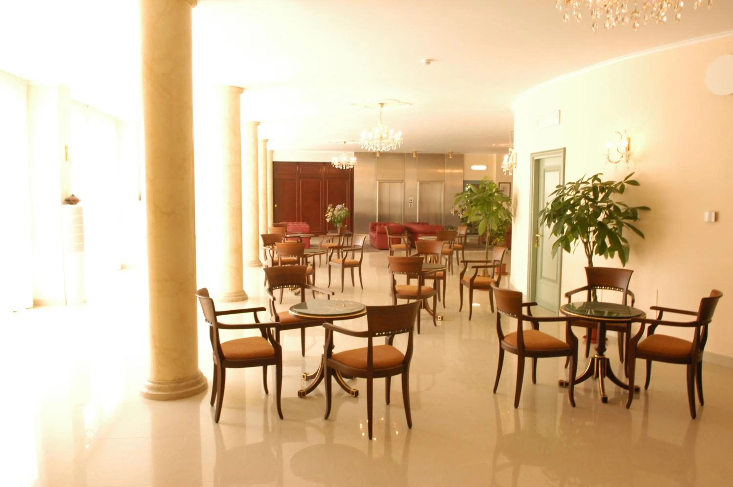 Lobby or reception in Pilgrim's Hotel