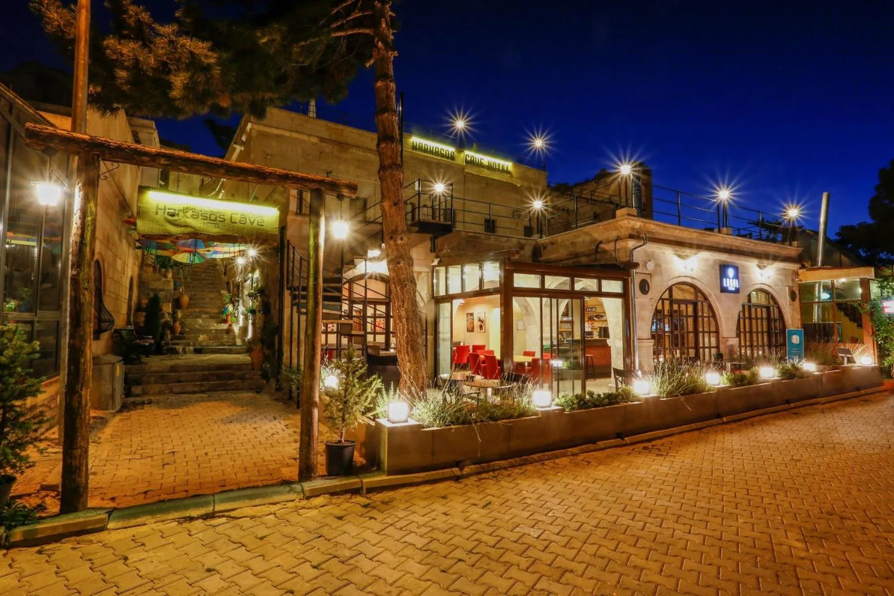 Property building in Harkasos Cave Hotel