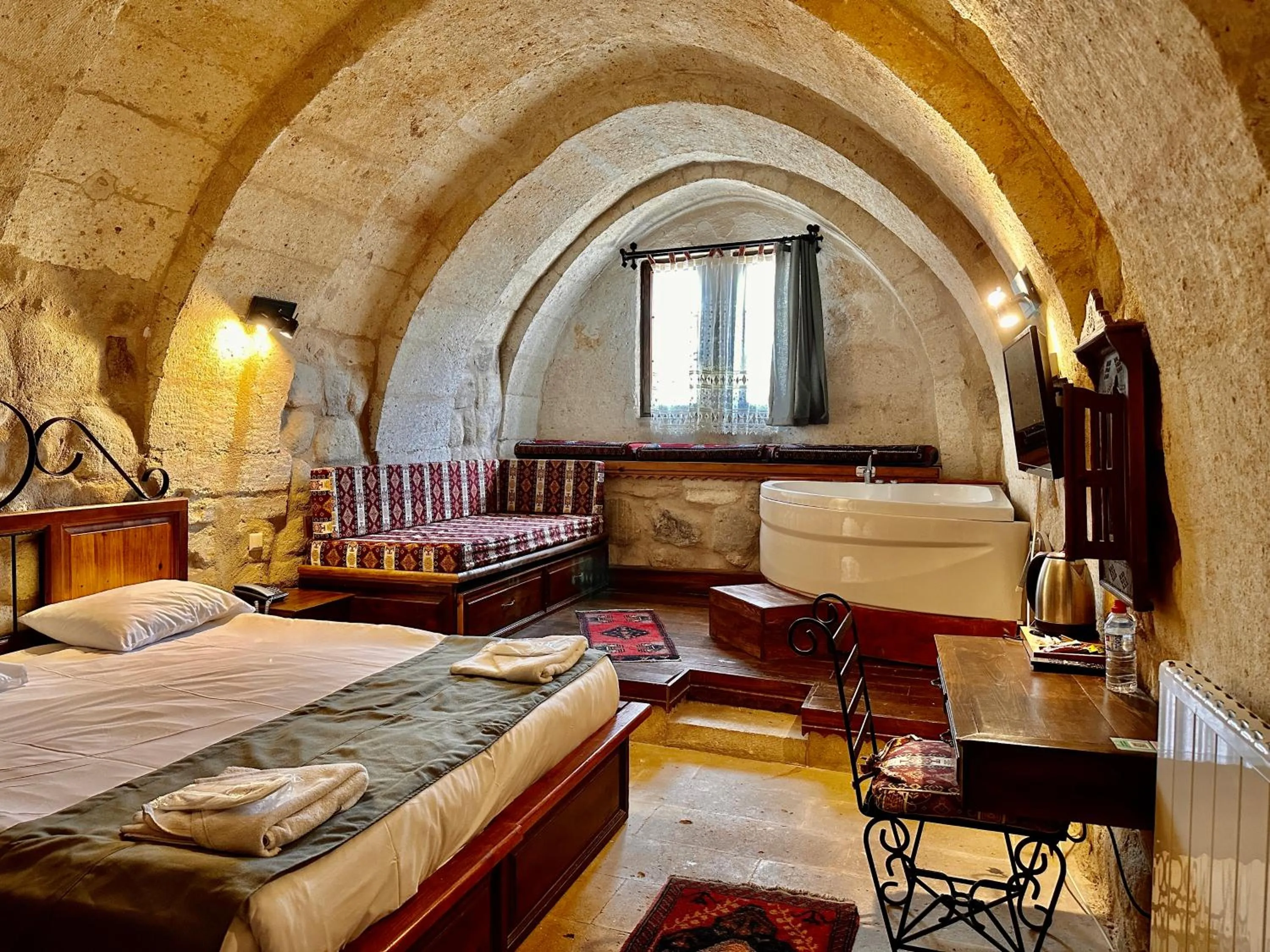 Photo of the whole room in Harkasos Cave Hotel